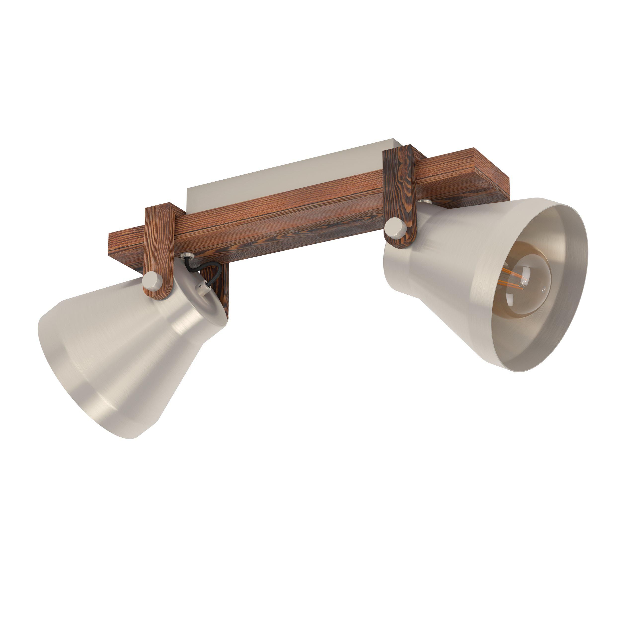 Réglette CAWTON gris/bois L58,5cm