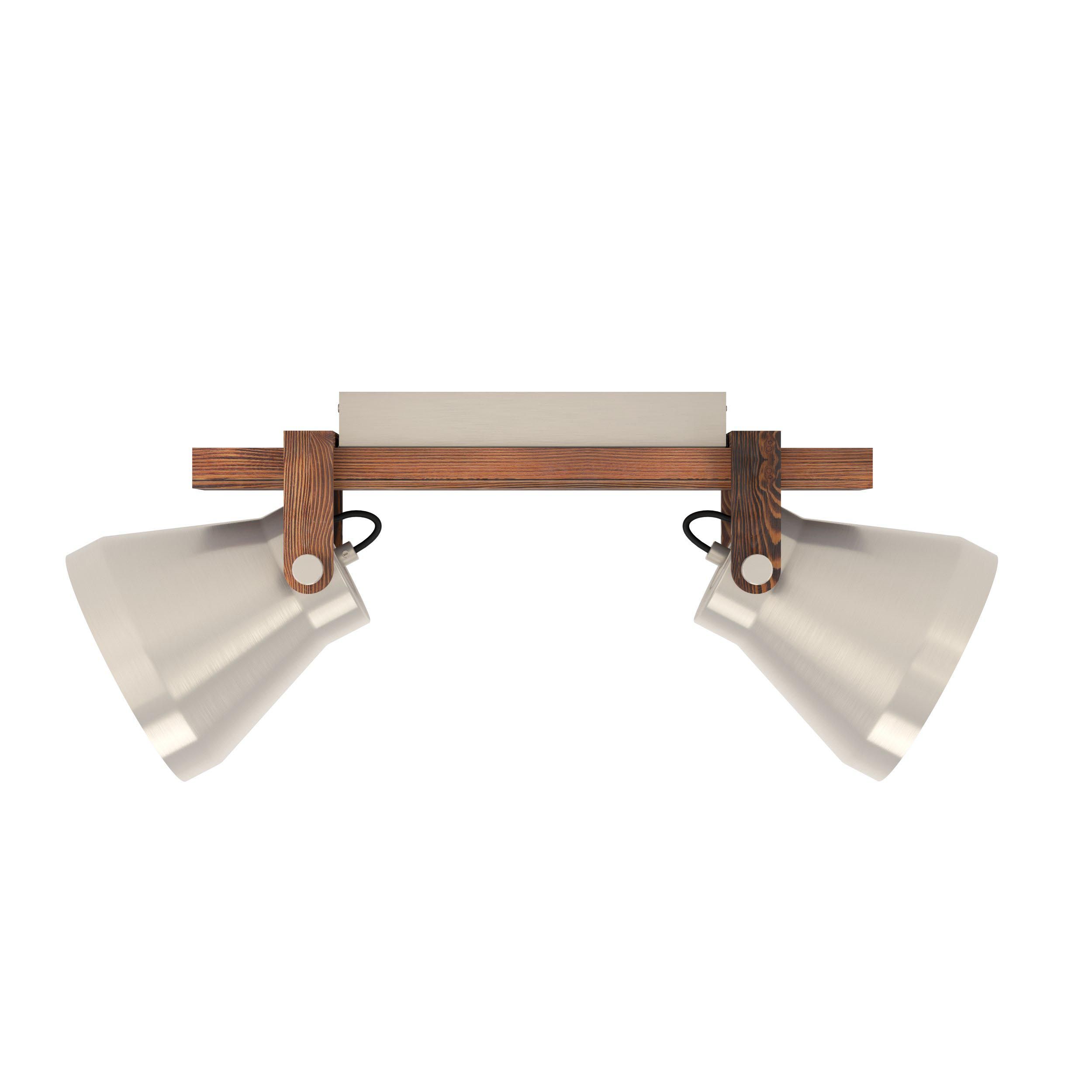 Réglette CAWTON gris/bois L58,5cm