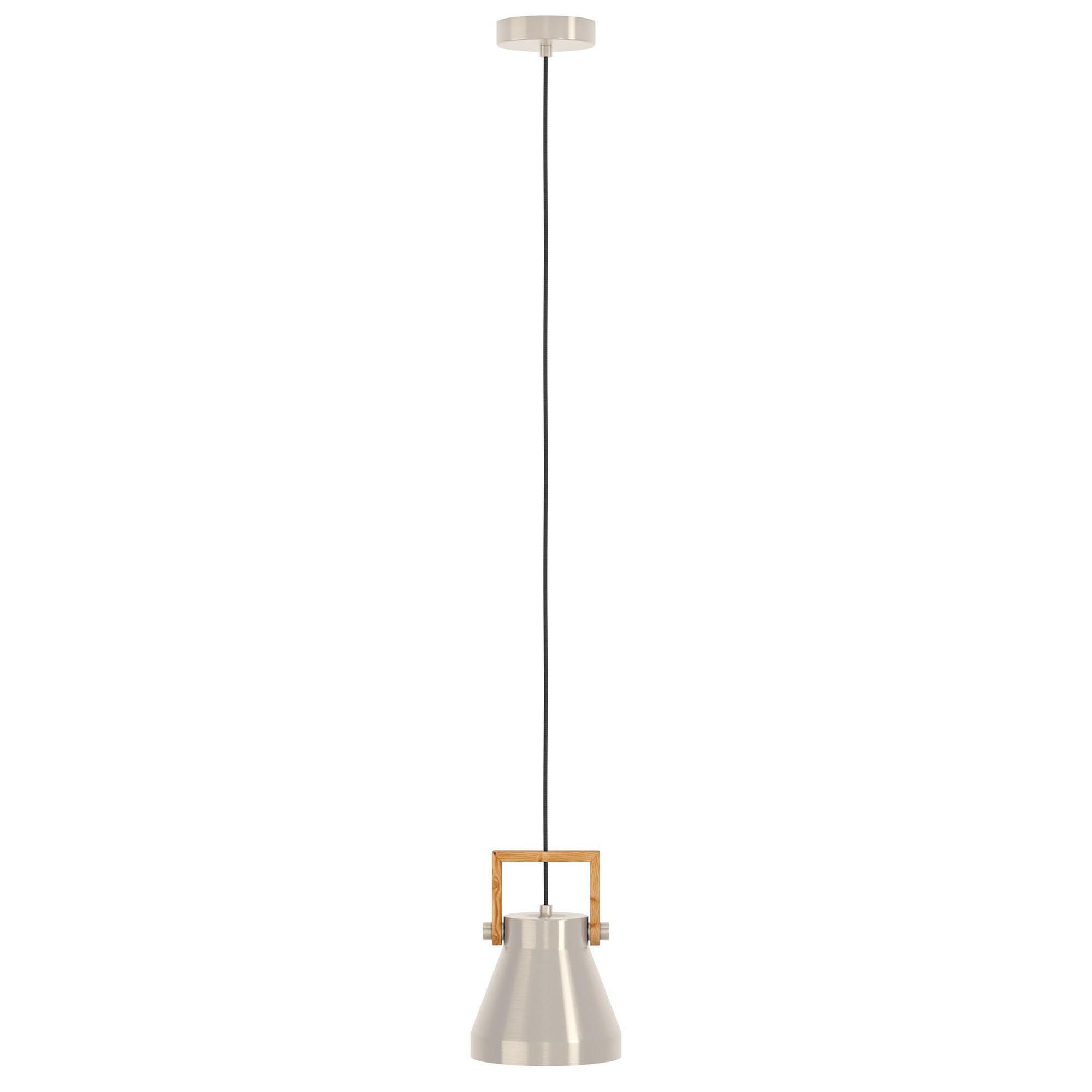 Suspension CAWTON gris/bois Ø16cm