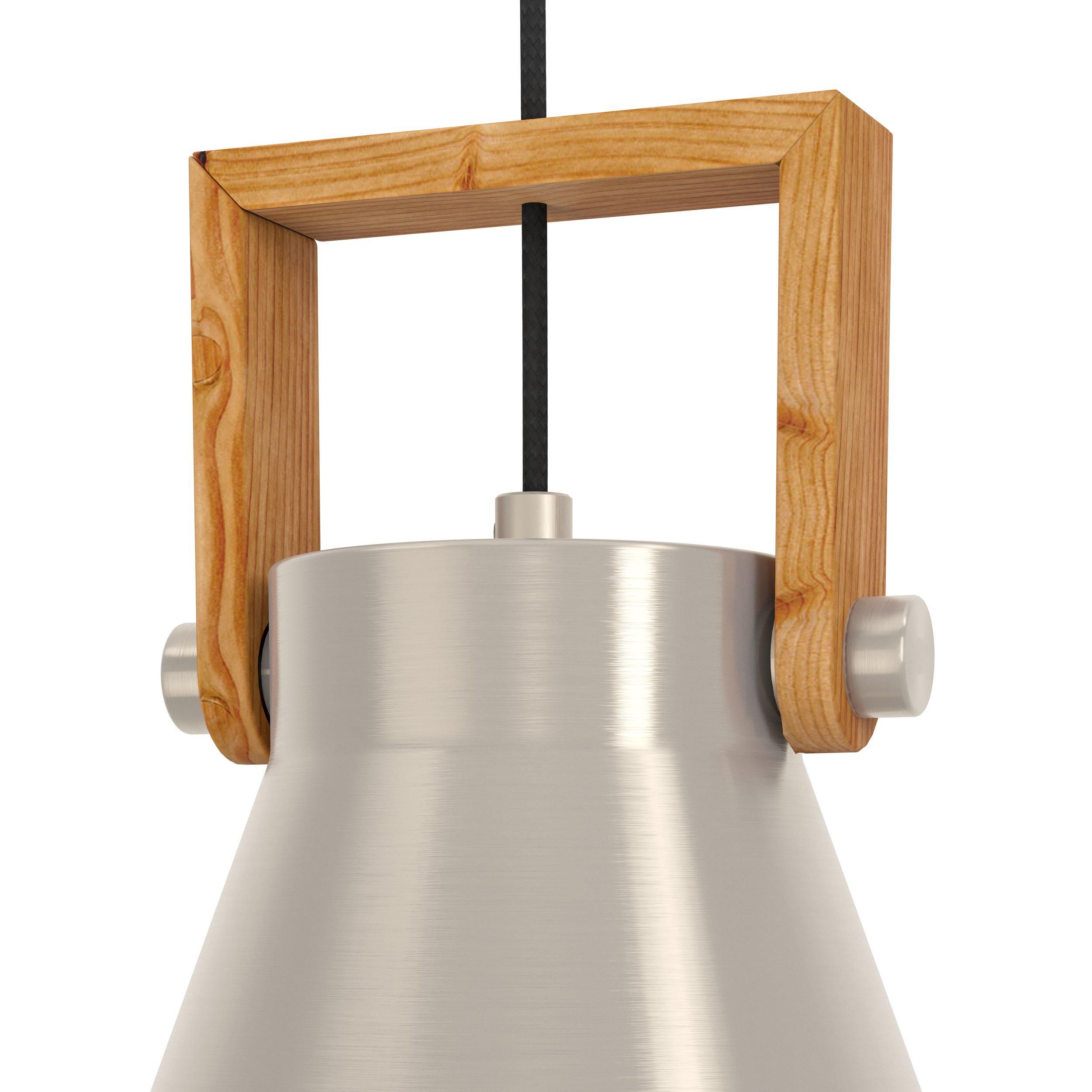 Suspension CAWTON gris/bois Ø16cm