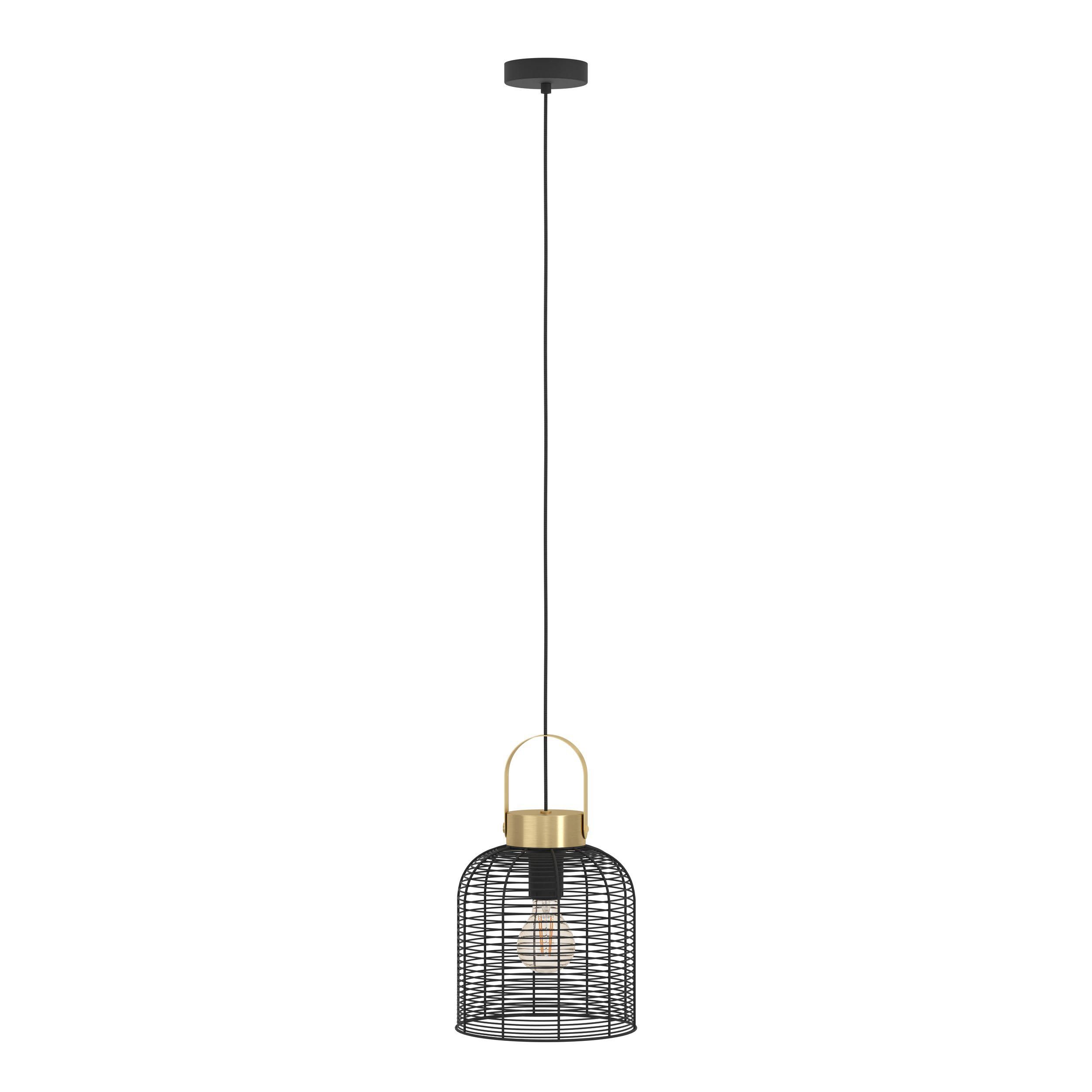 Suspension ROUNDHAM noir Ø22cm
