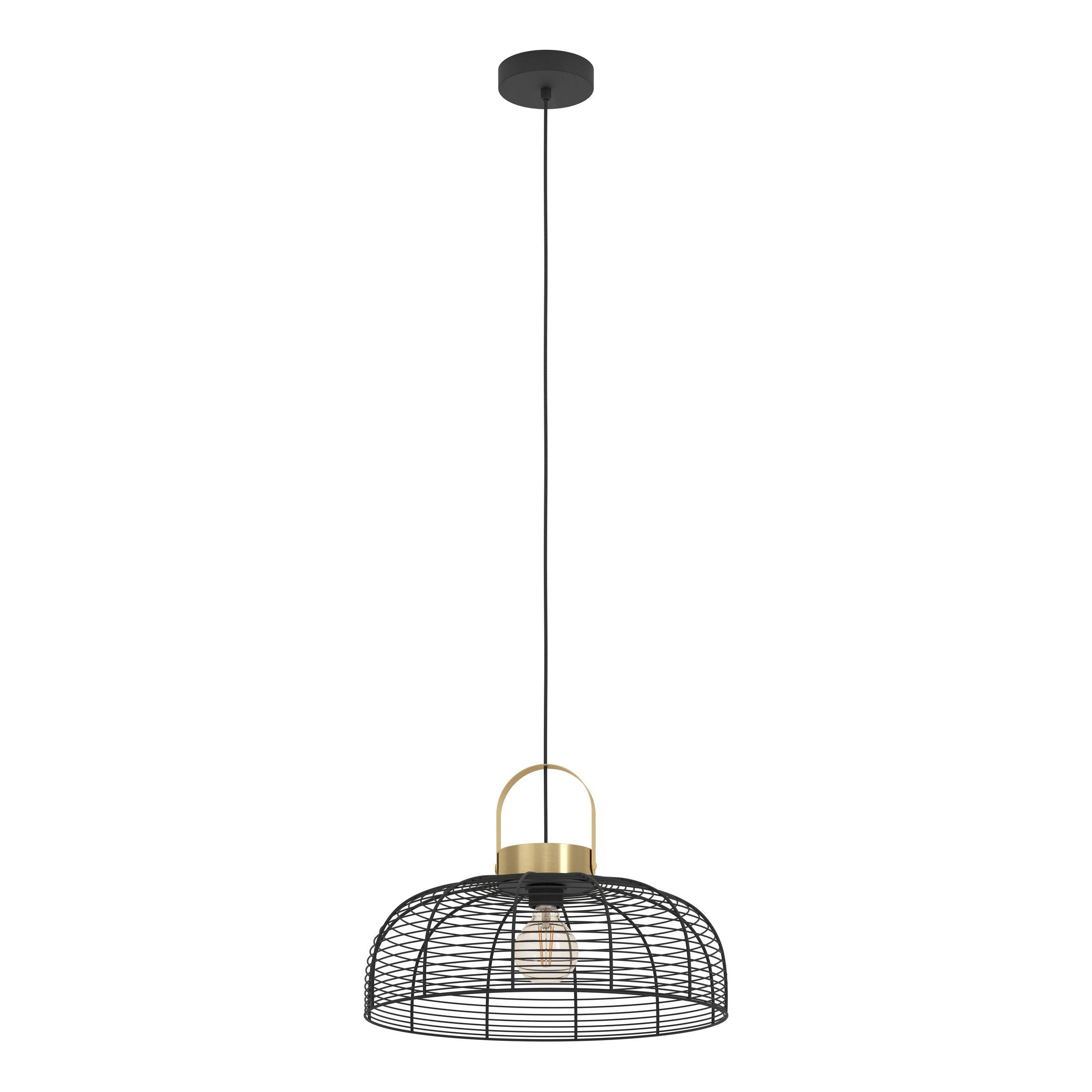 Suspension ROUNDHAM noir Ø45cm