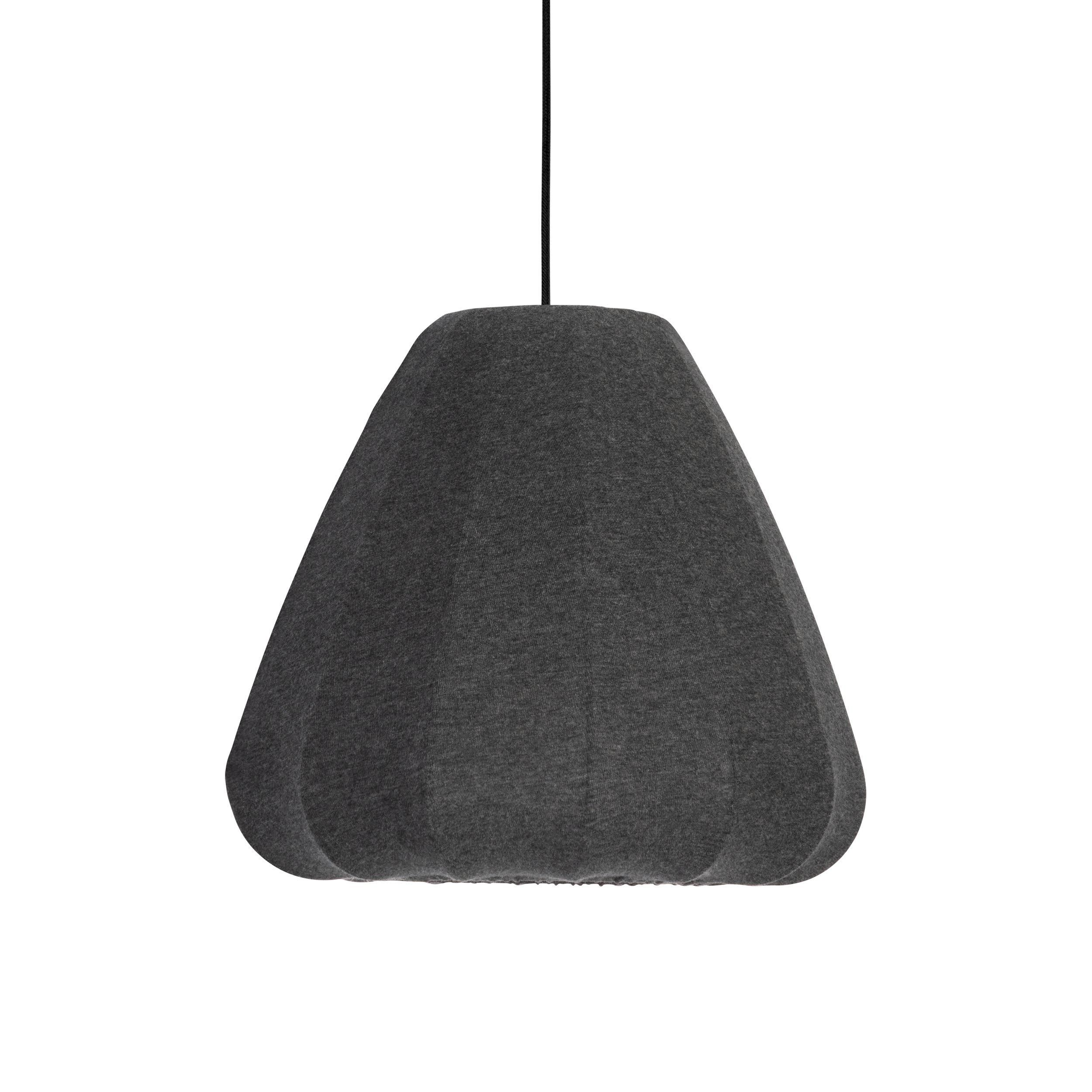 Suspension BARLASTON  tissu noir Ø35cm