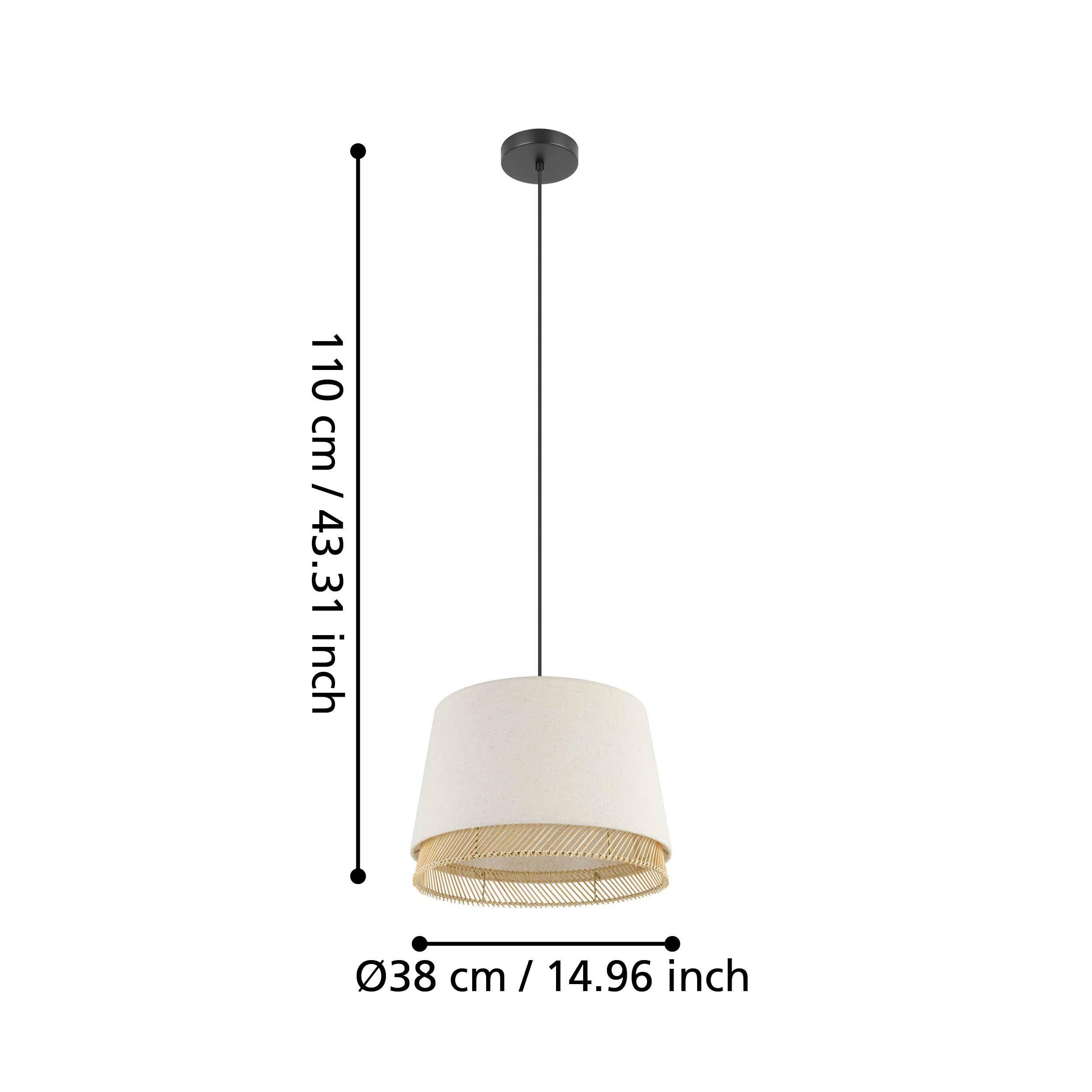 Suspension TABLEY beige Ø38cm