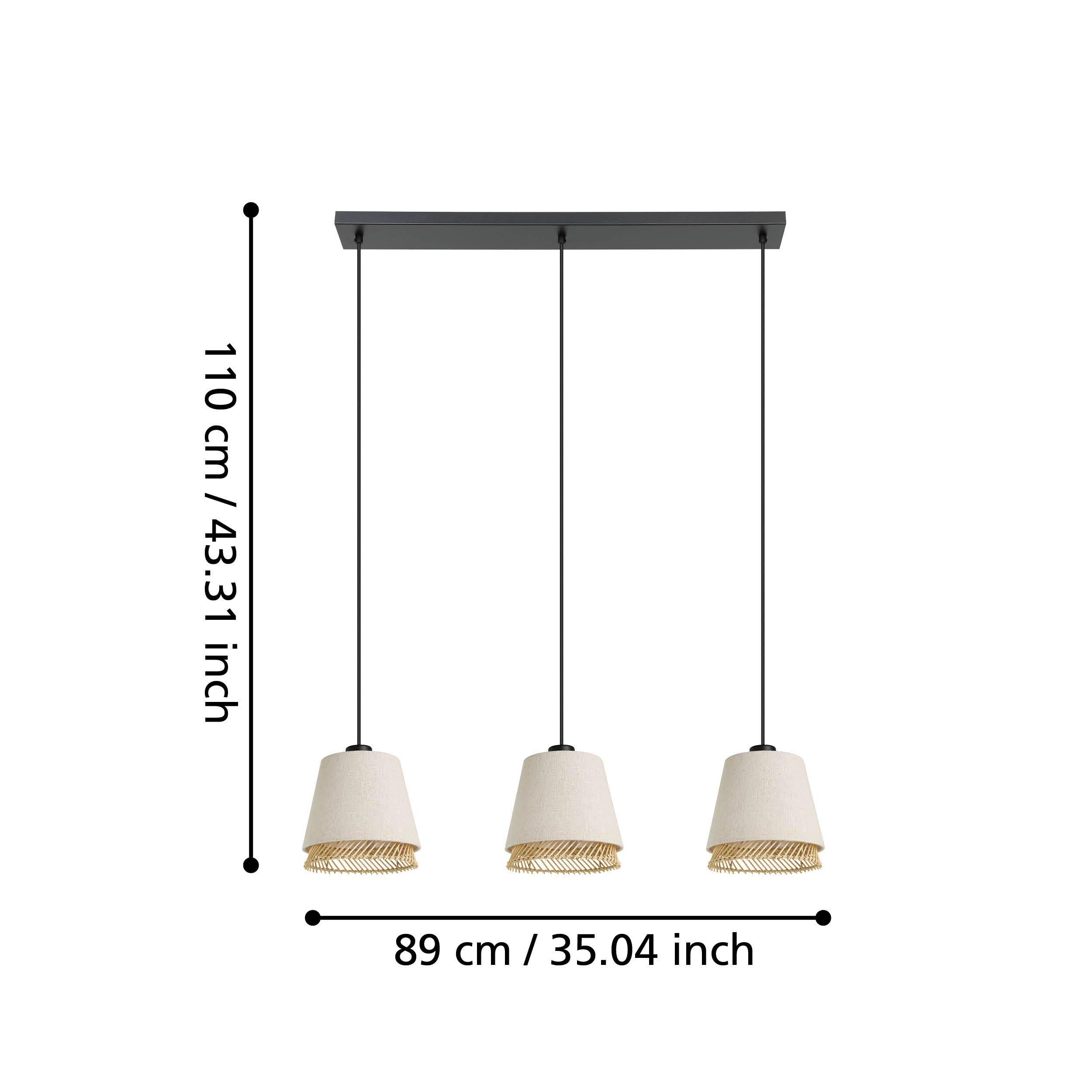 Suspension TABLEY beige L89cm