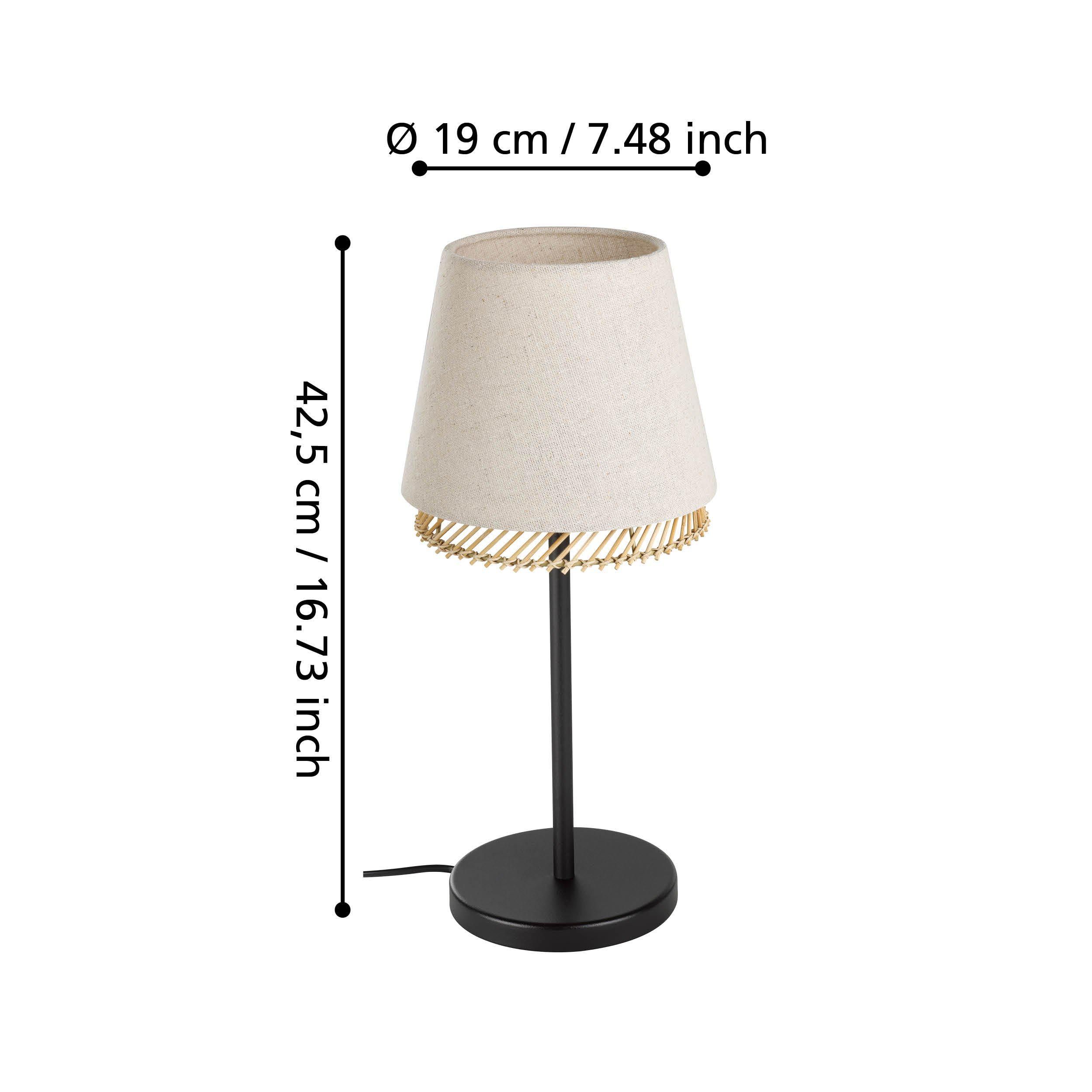 Lampe TABLEY beige H42,5cm