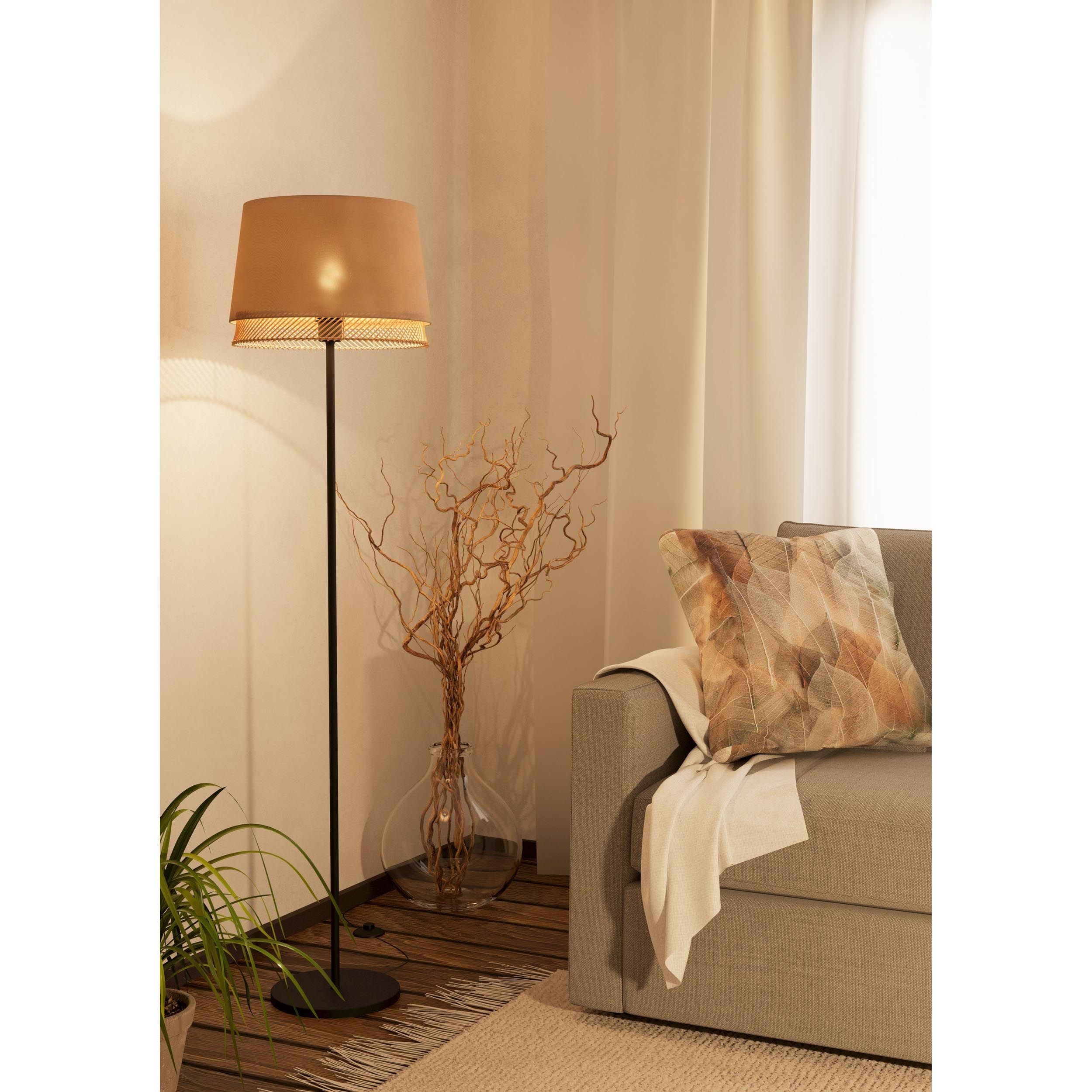 Lampadaire TABLEY beige Ø38cm