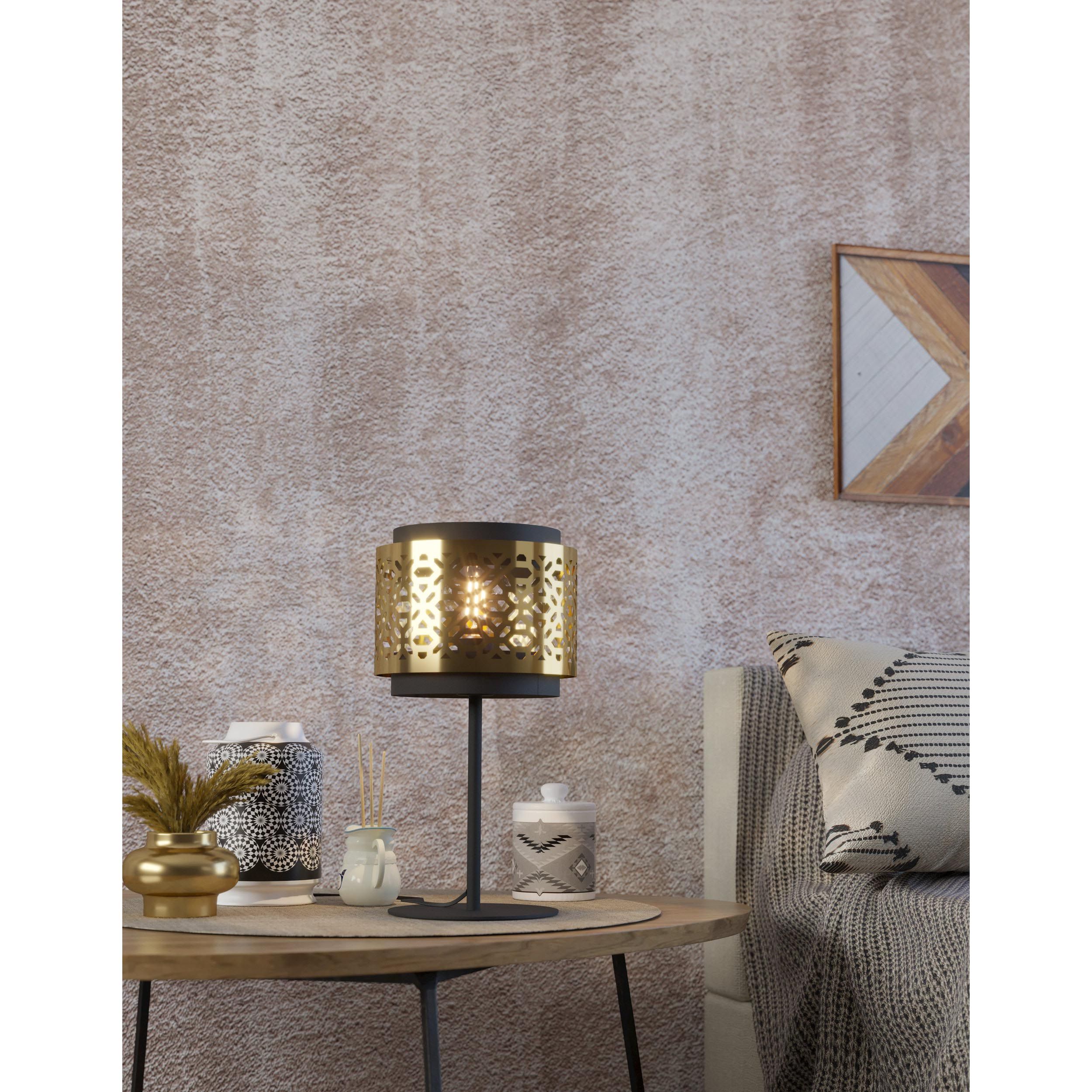 Lampe de table métal doré SANDBACH E27 1X40W