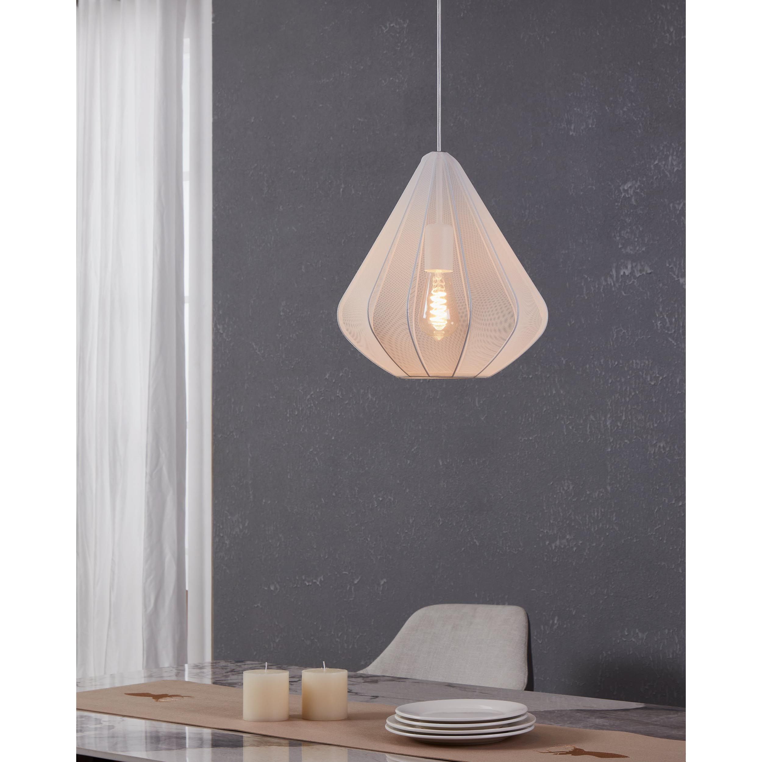 Susension DOLWEN blanc Ø33,5