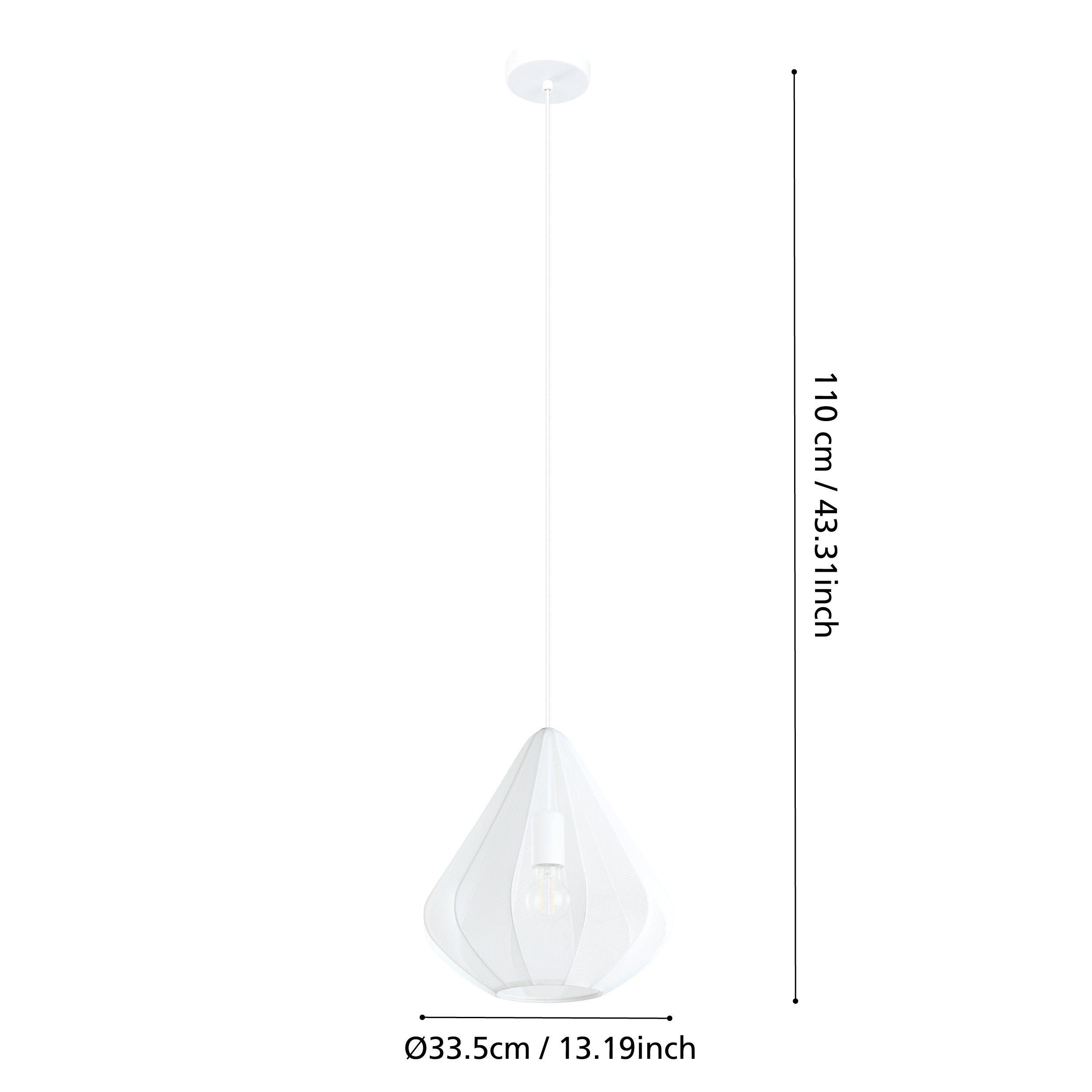 Susension DOLWEN blanc Ø33,5