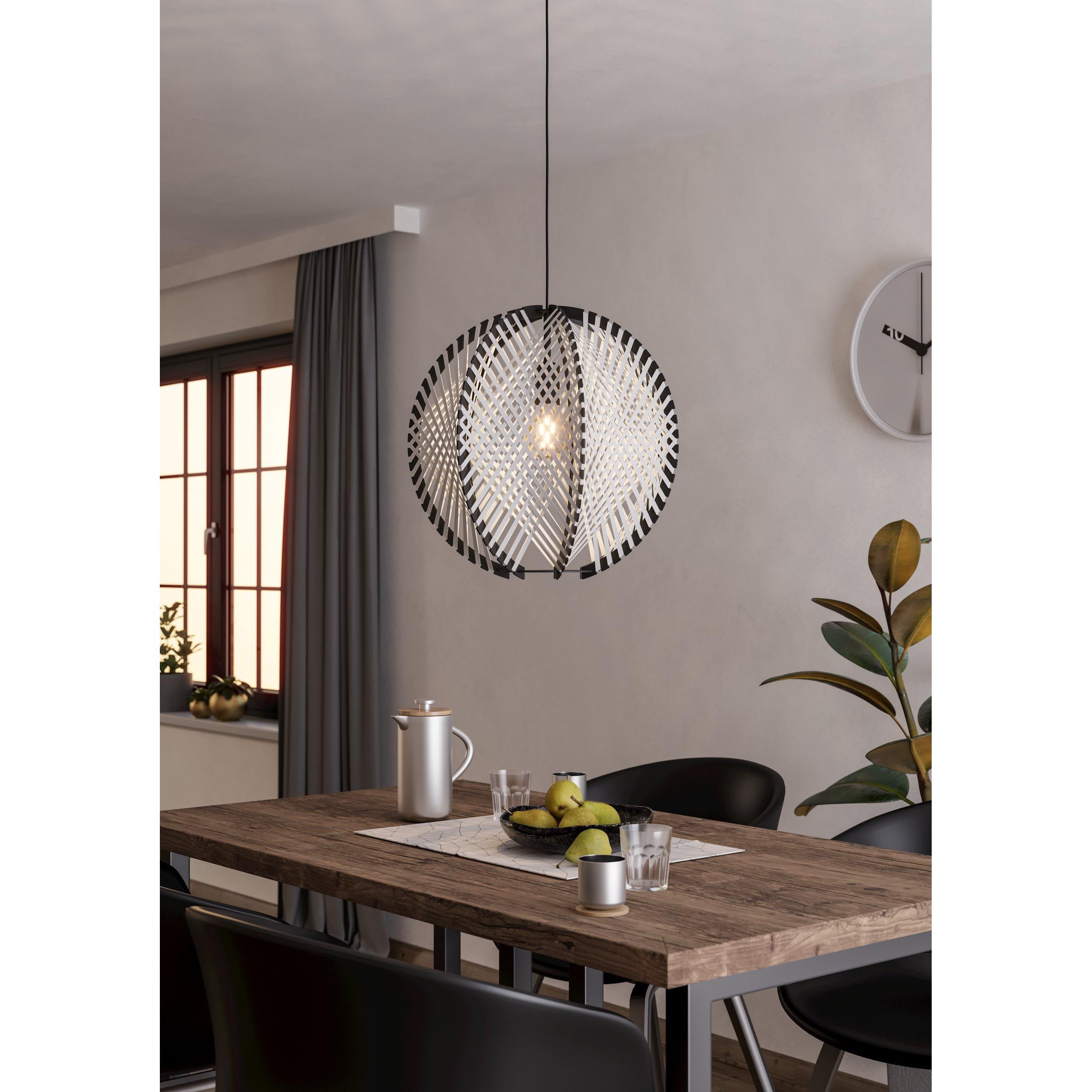 Suspension WAVERTON noir Ø48cm