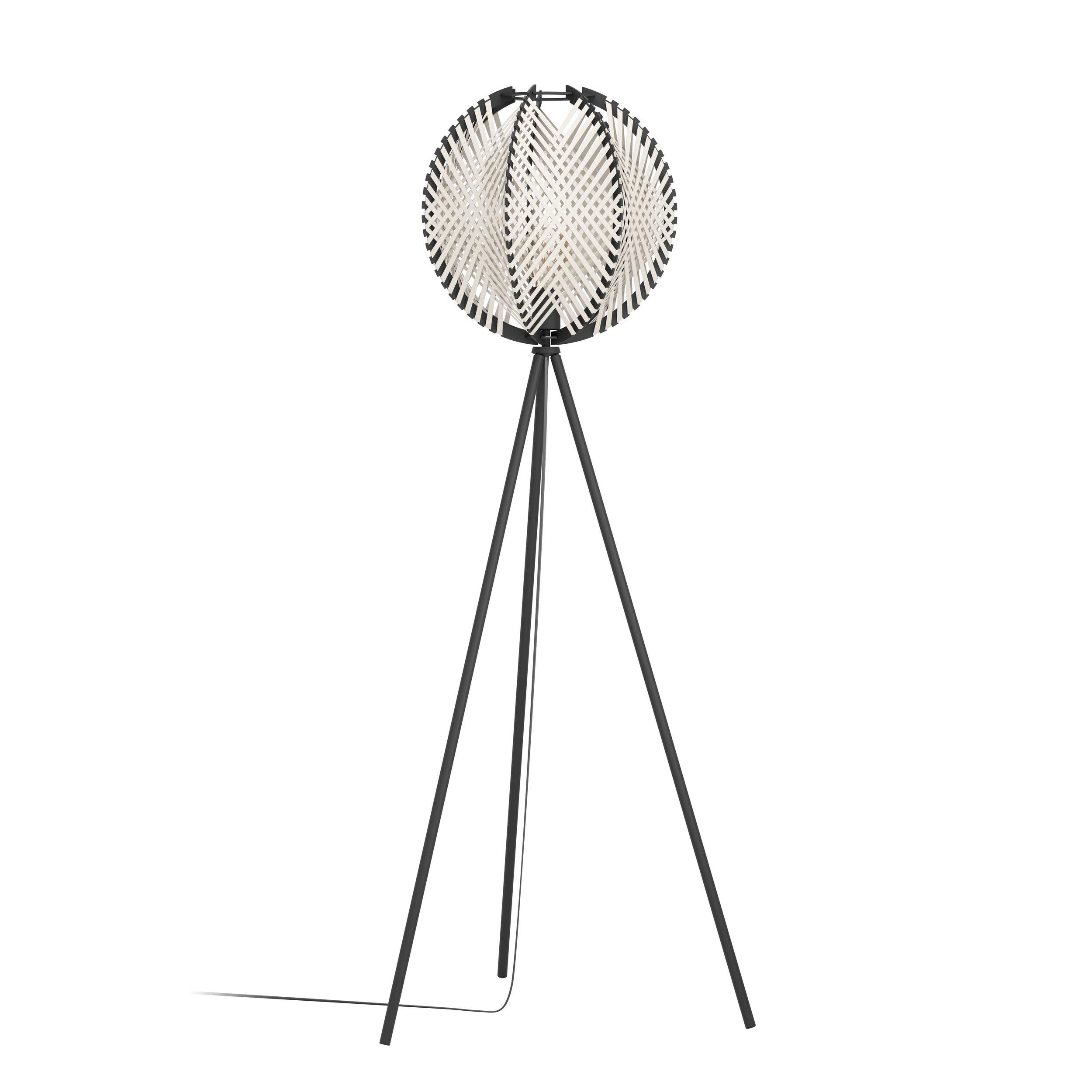 Lampadaire WAVERTON noir H143cm