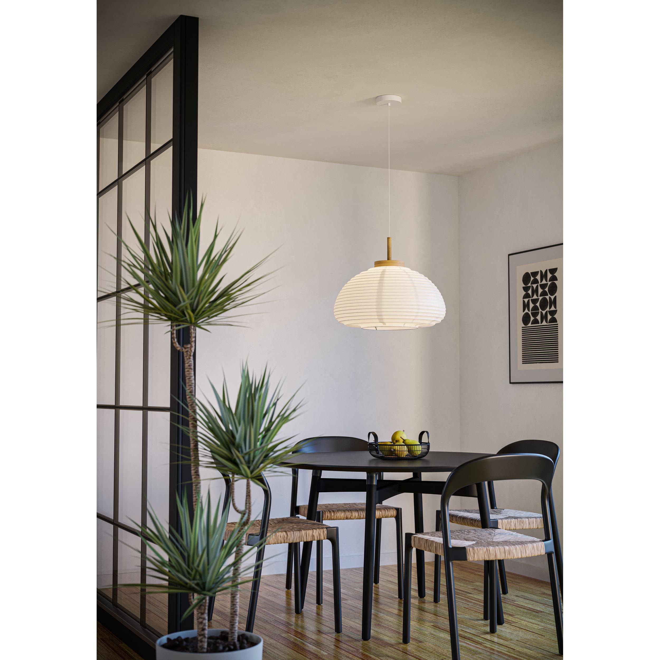 Suspension SUMMERHILL blanc Ø40cm