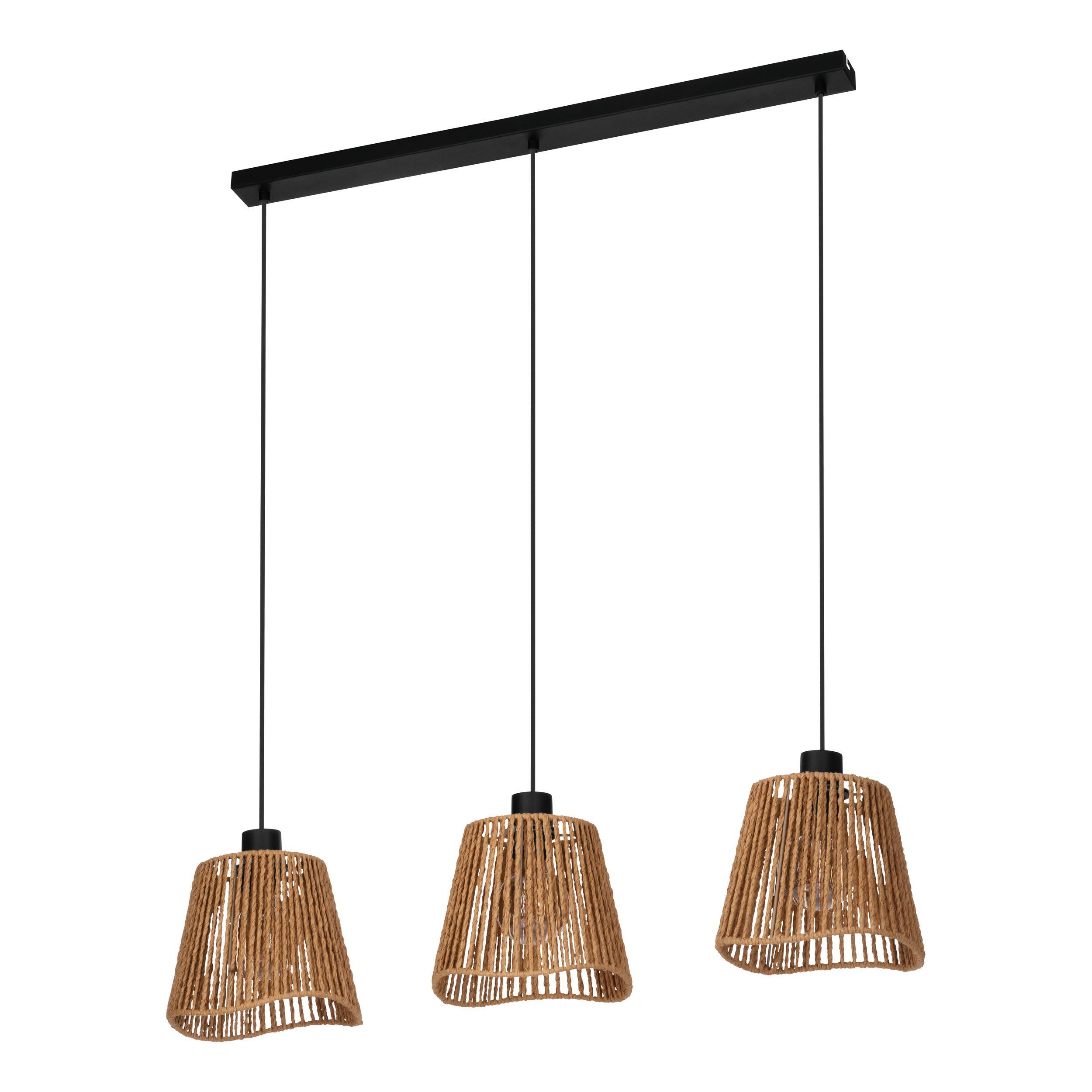 Suspension LAVISTER noir L91cm