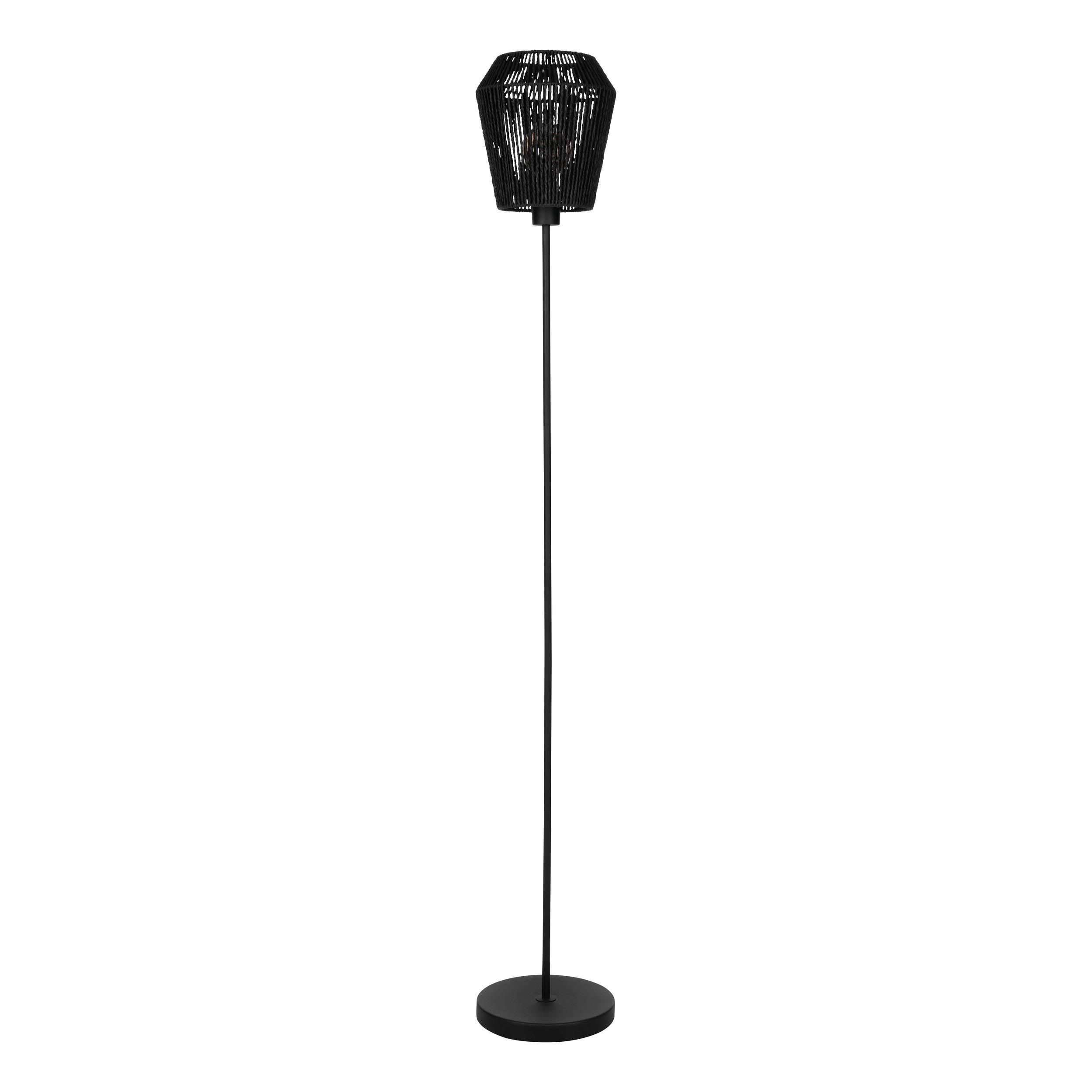 Lampadaire PERSLEY noir H156cm