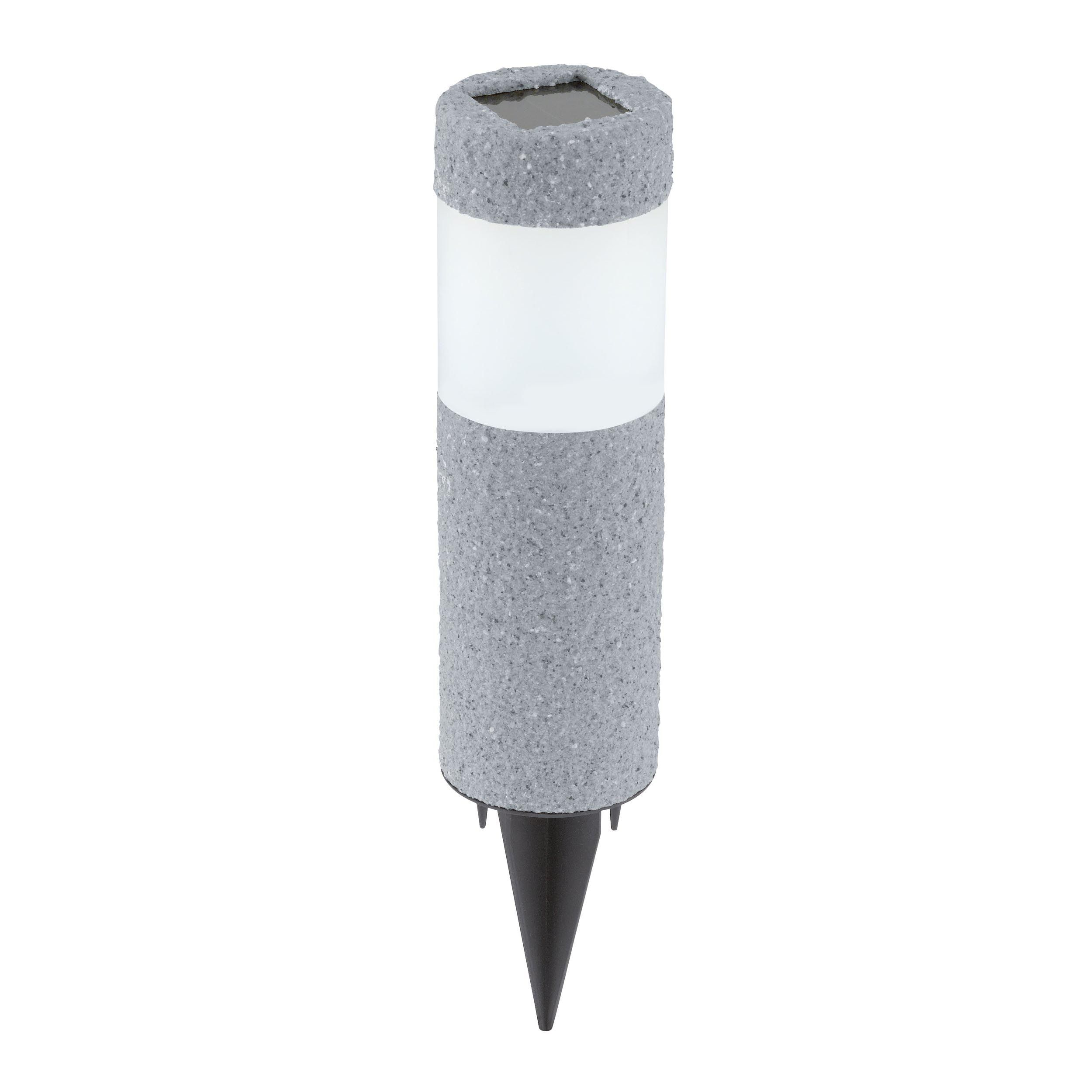 Borne à piquer extérieur LED Z_SOLAR gris H21cm