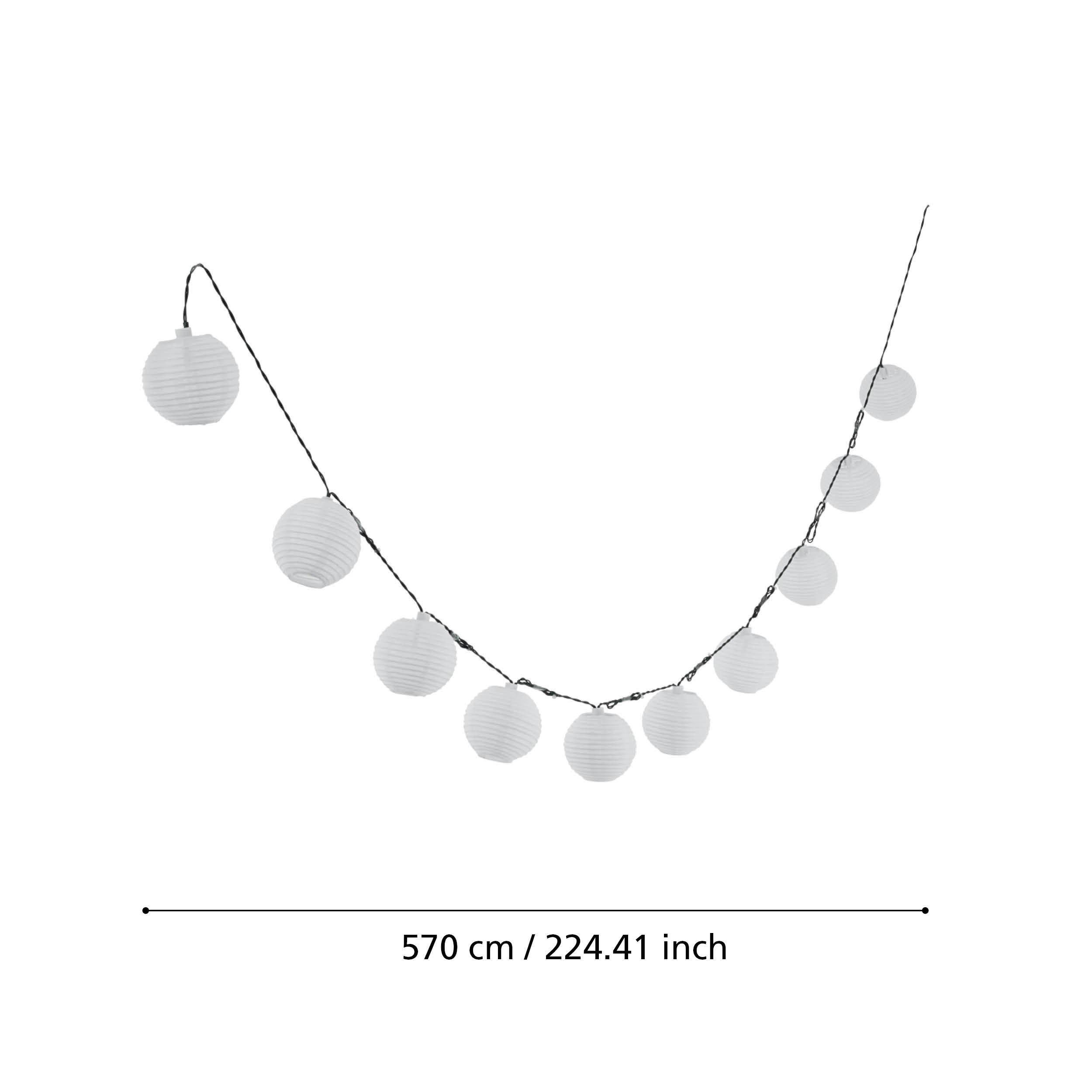 Guirlande extérieur à piquer LED Z_SOLAR blanc L570cm