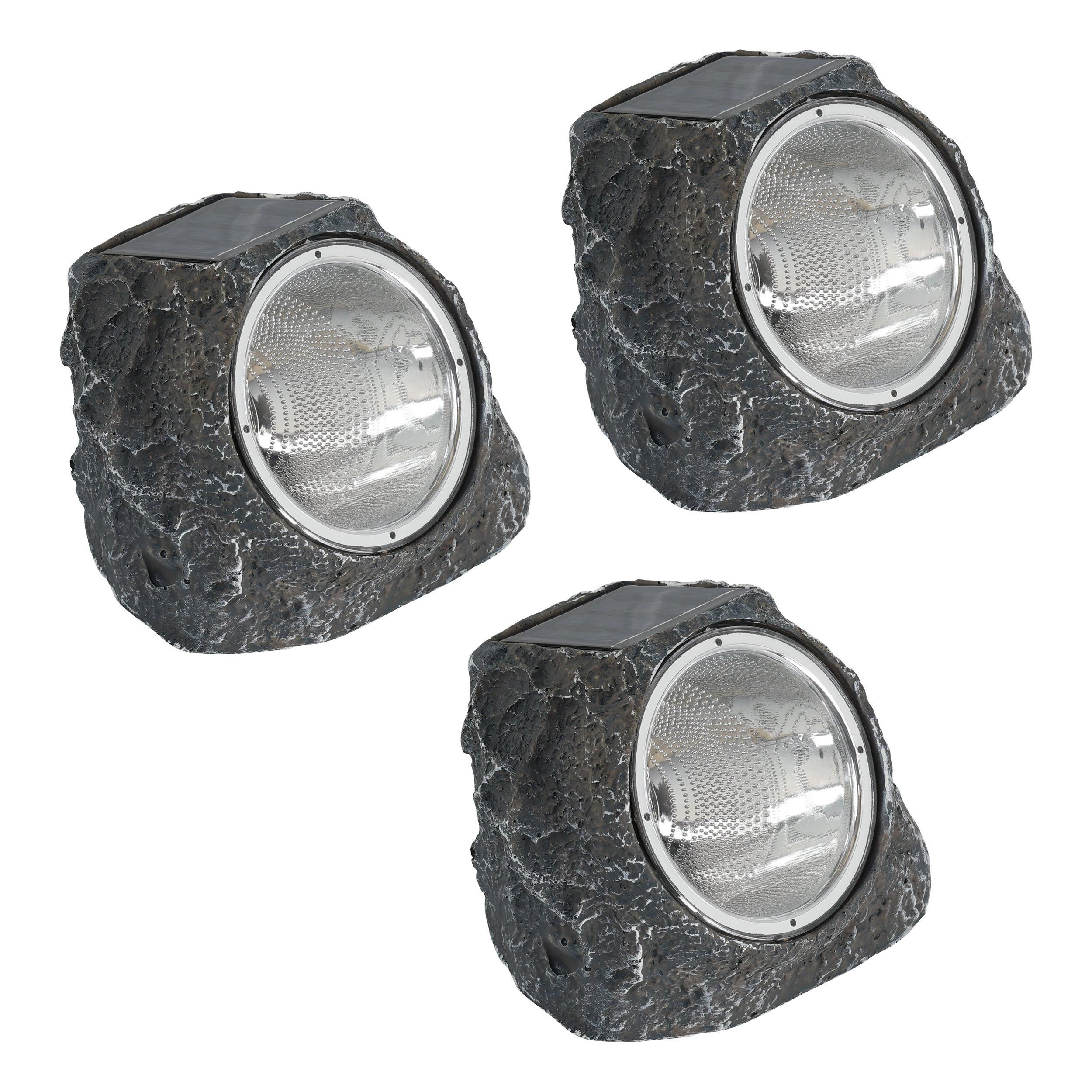 Set de cailloux extérieur LED Z_SOLAR noir