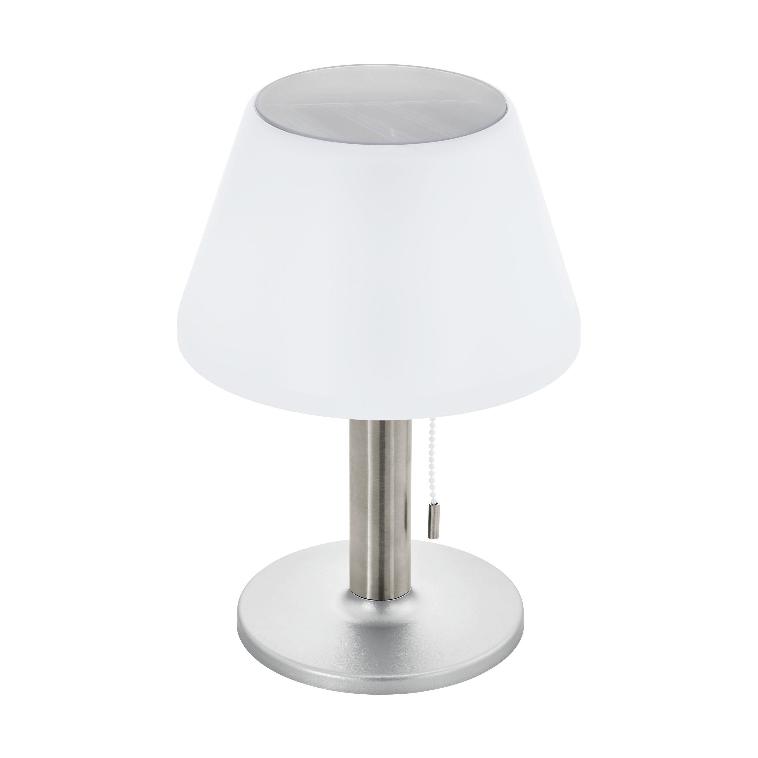 Lampe extérieure SOLAIRE LED Z_SOLAR nickel H29cm