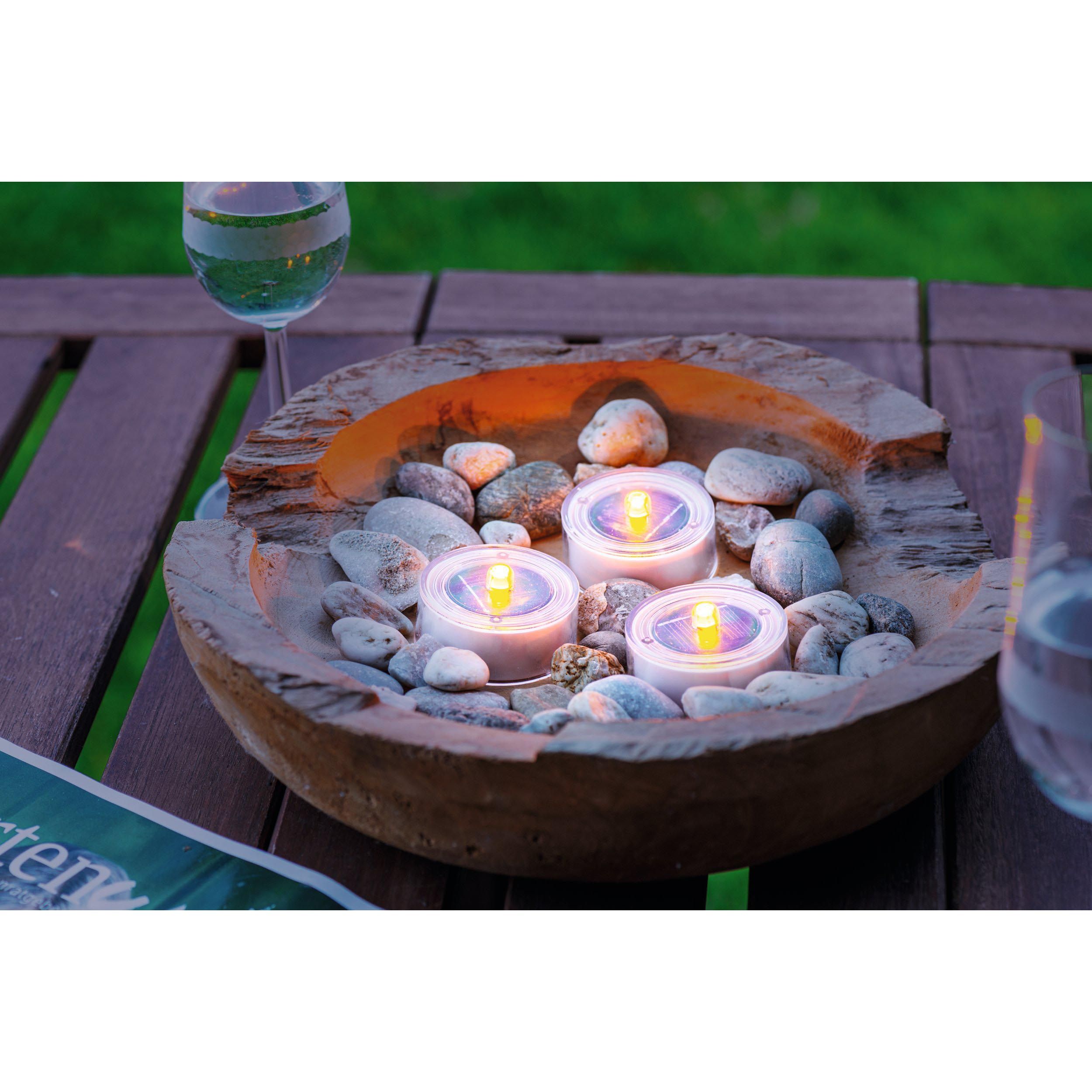 Objet lumineux extérieur plastique blanc Z_SOLAR LED INT 3X0,04W