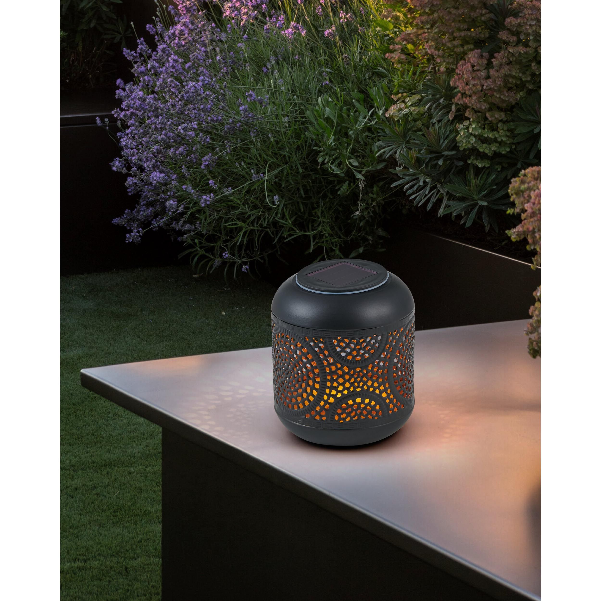 Lampe extérieure SOLAIRE  LED Z_SOLAR marron H13cm
