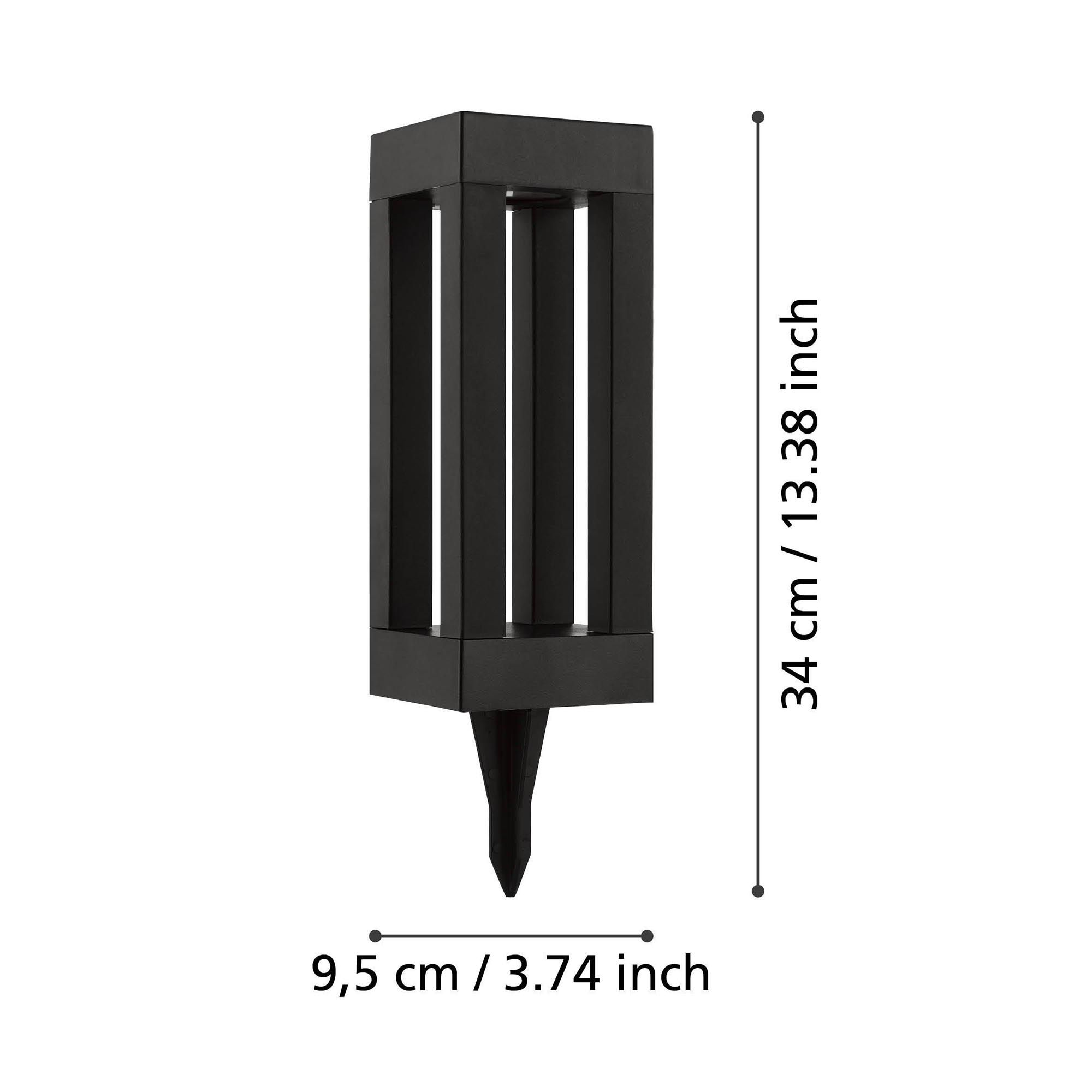Luminaire à piquer extérieur plastique noir Z_SOLAR LED INT 1X0,5W