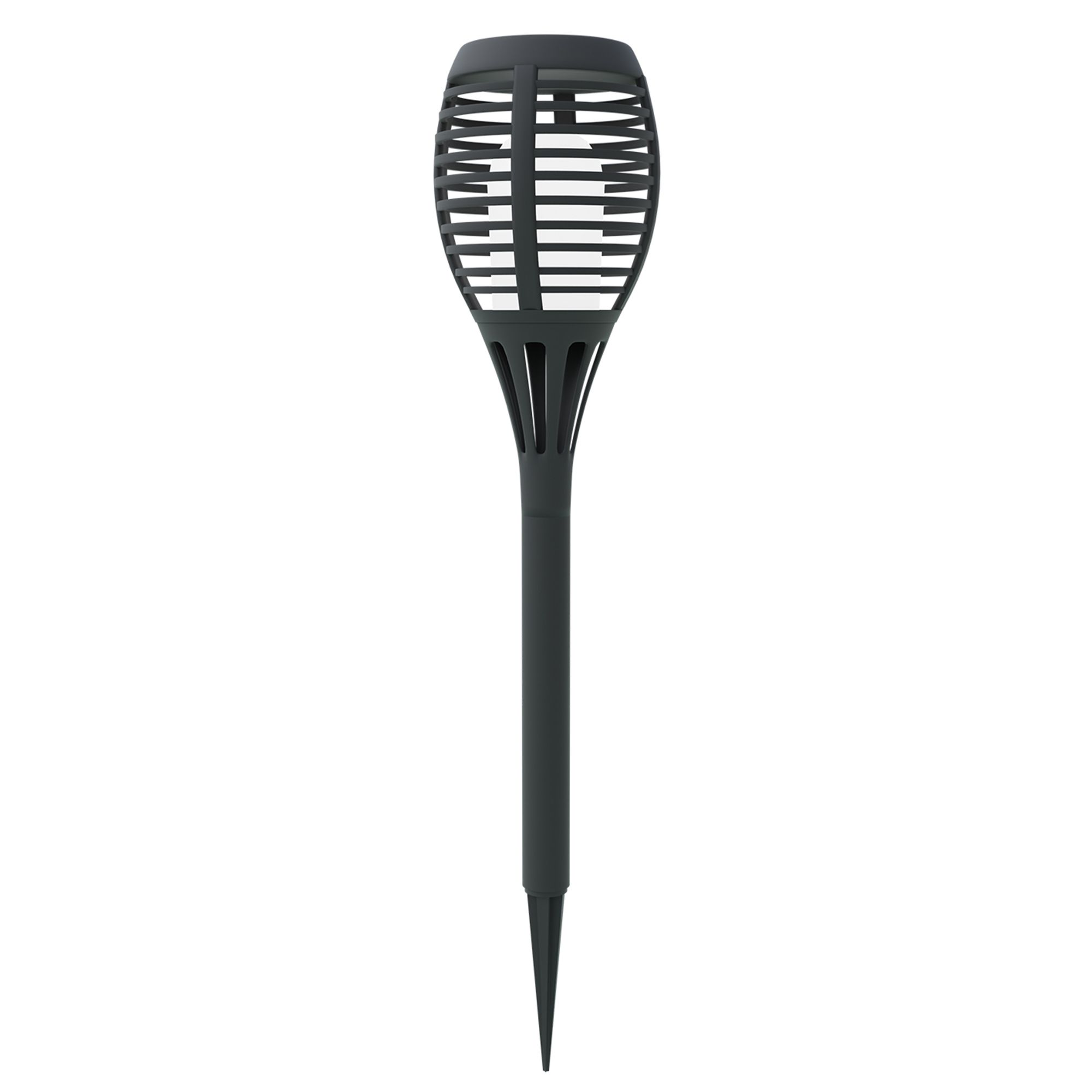Luminaire à piquer extérieur plastique noir Z_SOLAR H39,5 cm LED INT 12X0,06W