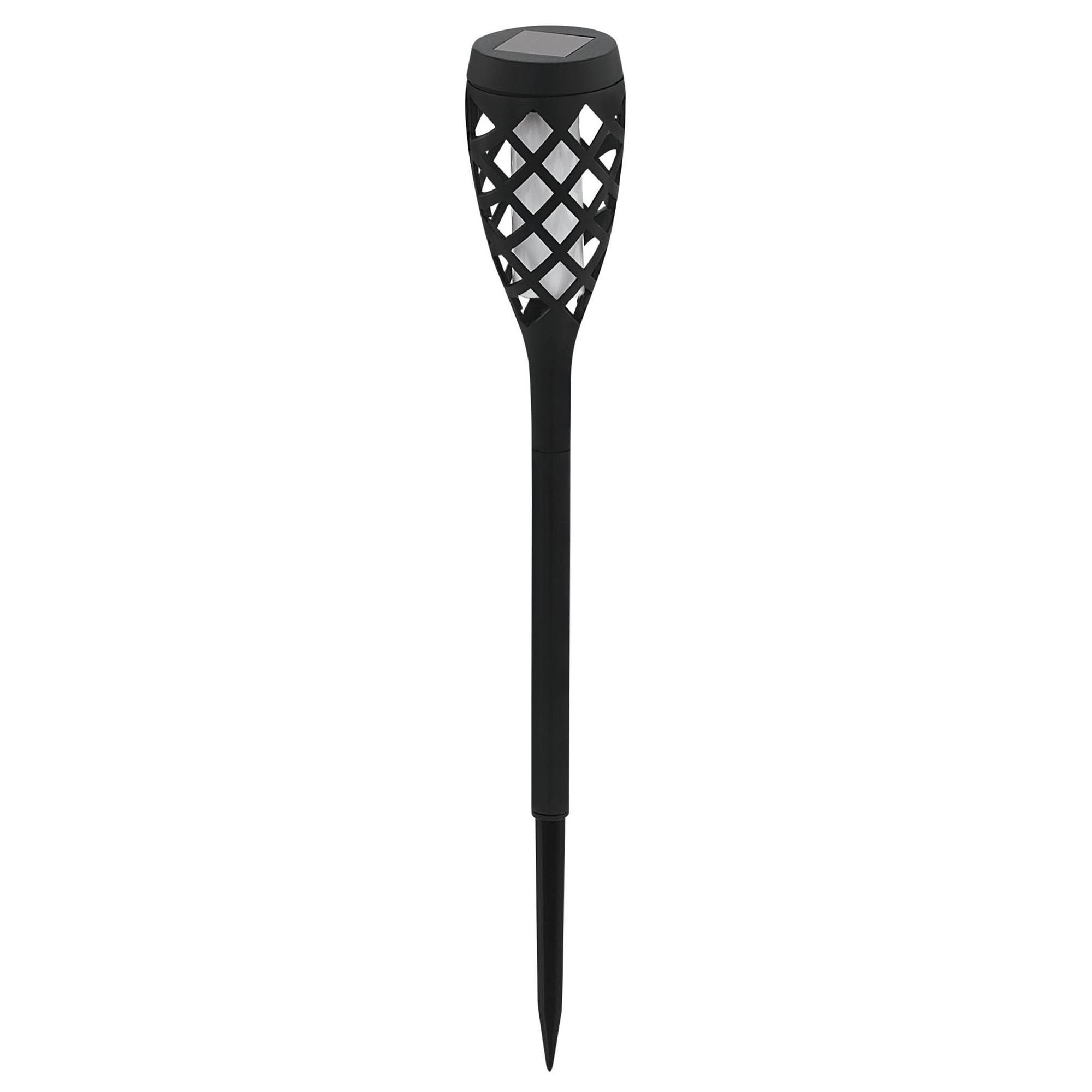 Borne à piquer extérieure SOLAIRE  LED Z_SOLAR noir H31cm