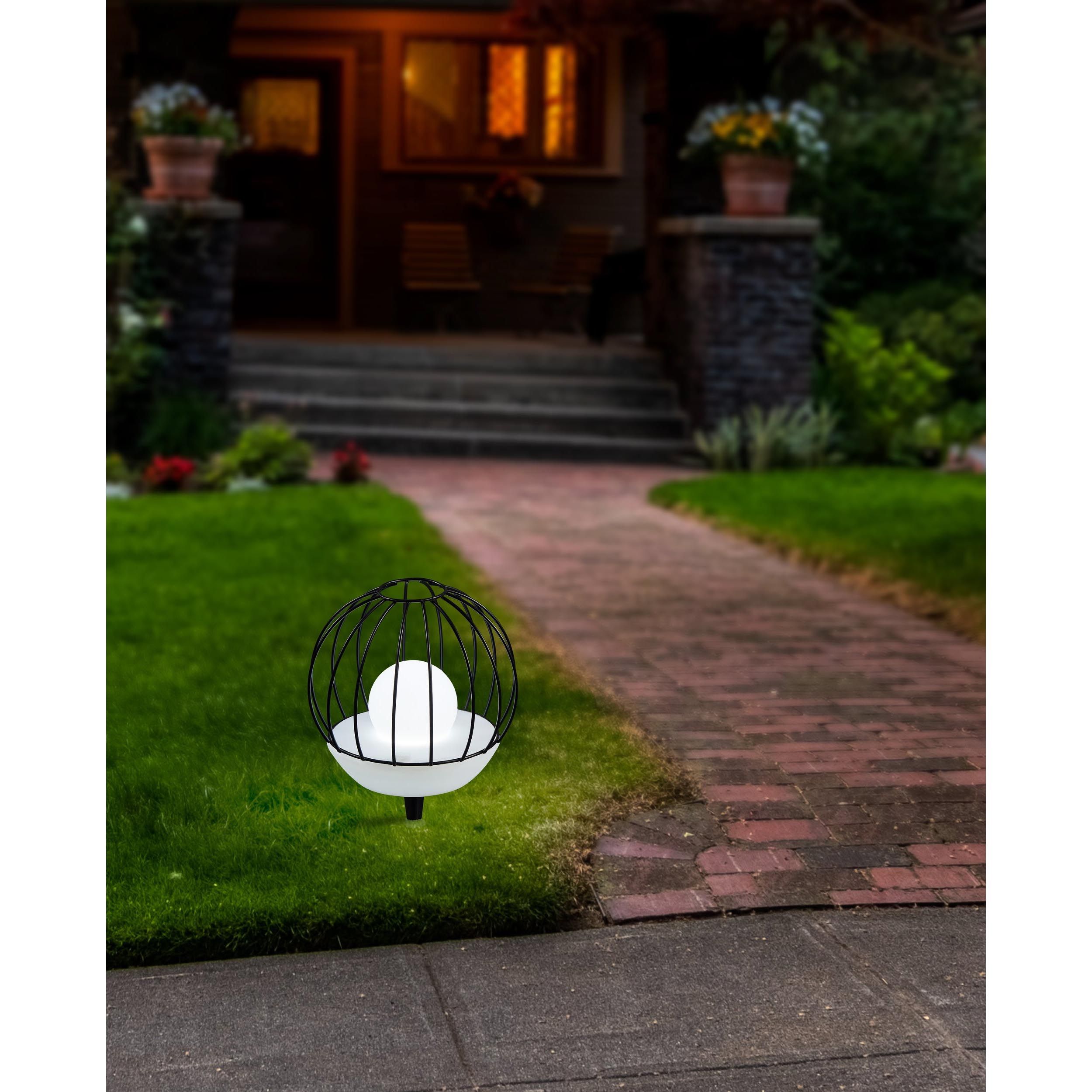 Objet lumineux extérieur métal noir Z_SOLAR LED INT 2X0,2W