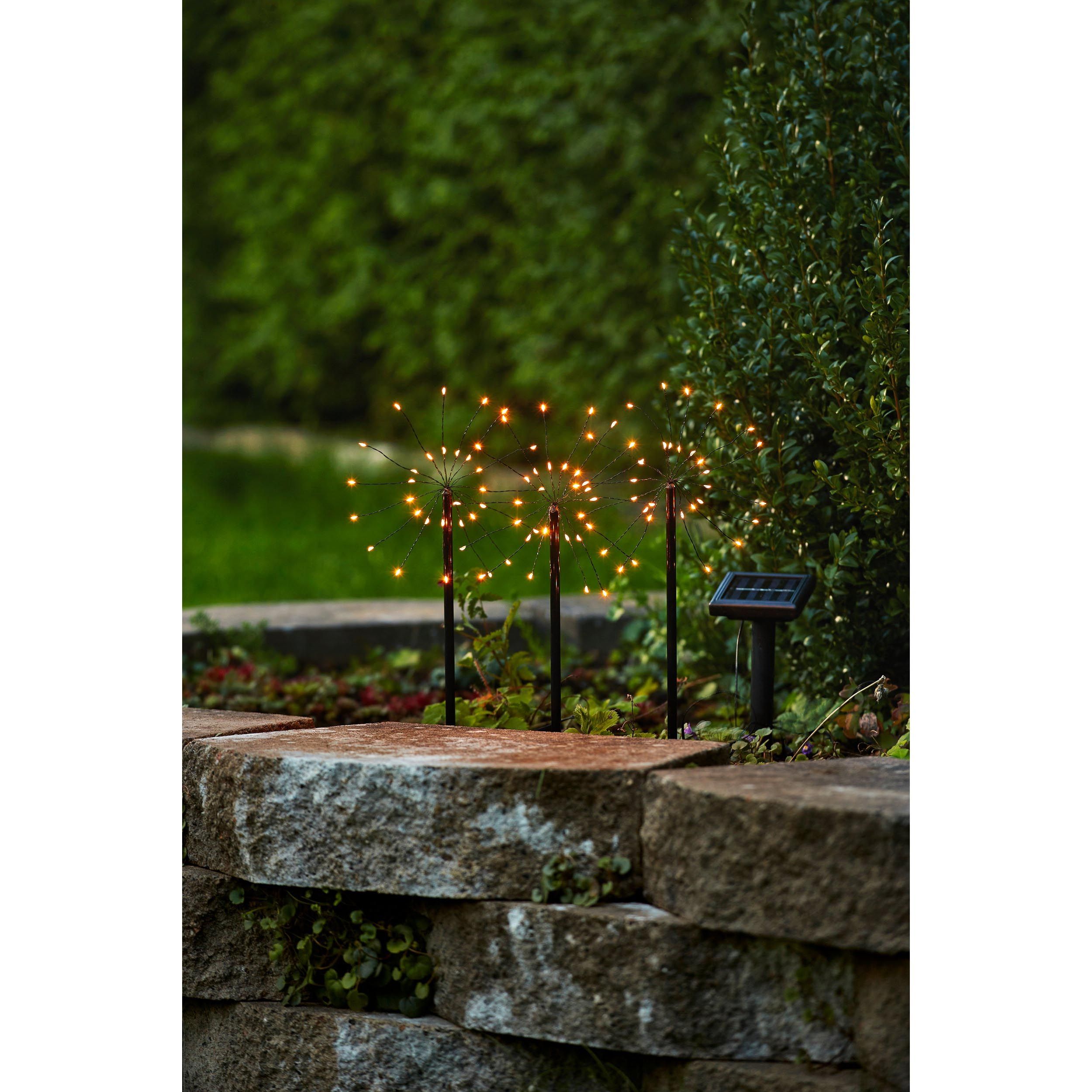 Luminaire à piquer extérieur métal noir Z_SOLAR LED INT 90X0,06W