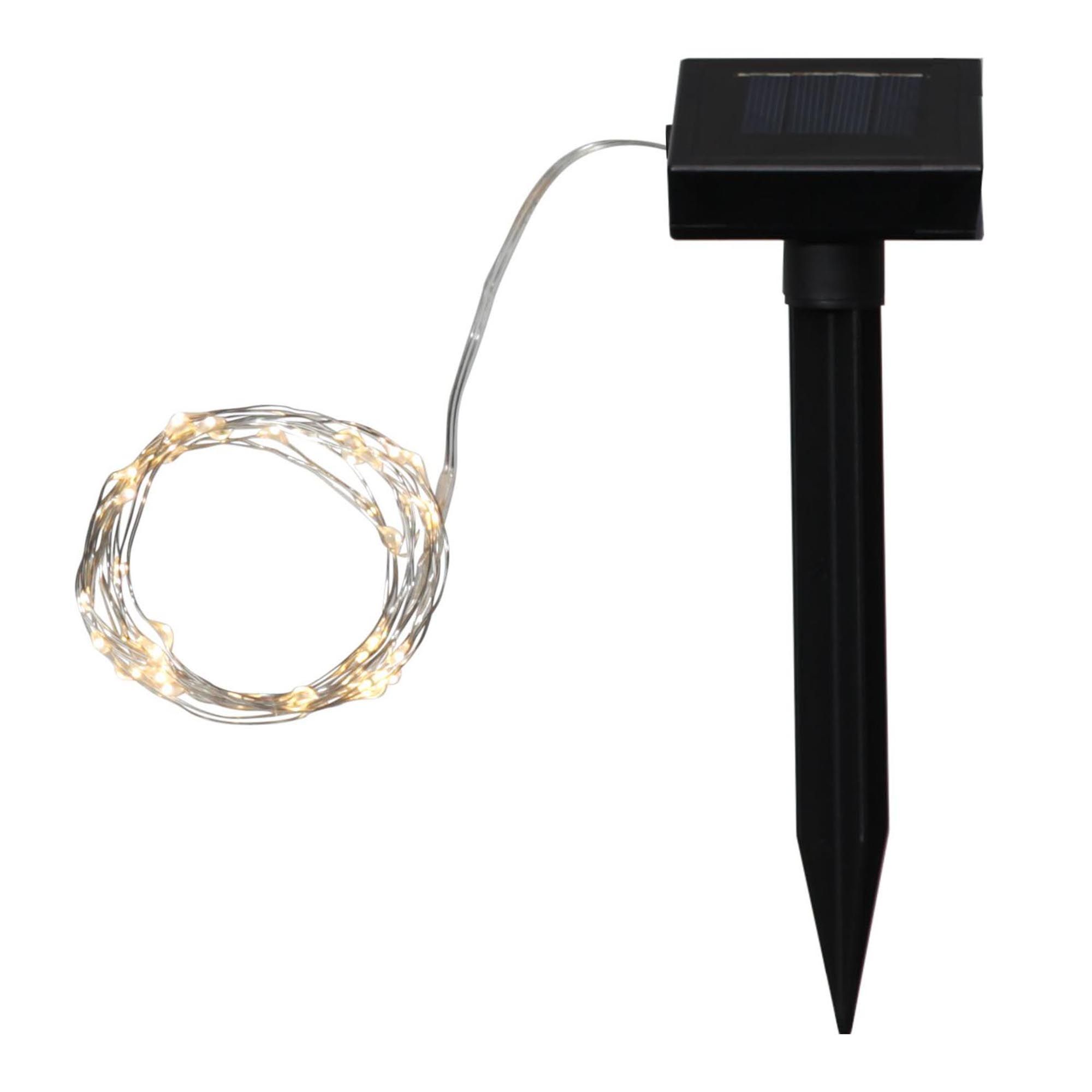 Luminaire à piquer extérieur plastique noir Z_SOLAR LED INT 50X0,06W