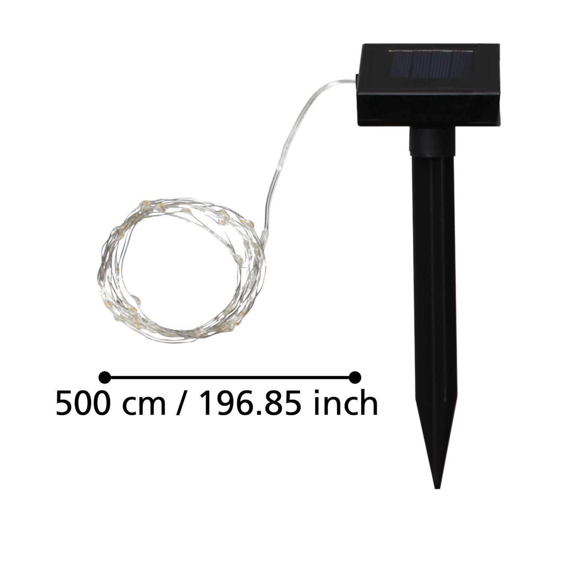 Luminaire à piquer extérieur plastique noir Z_SOLAR LED INT 50X0,06W