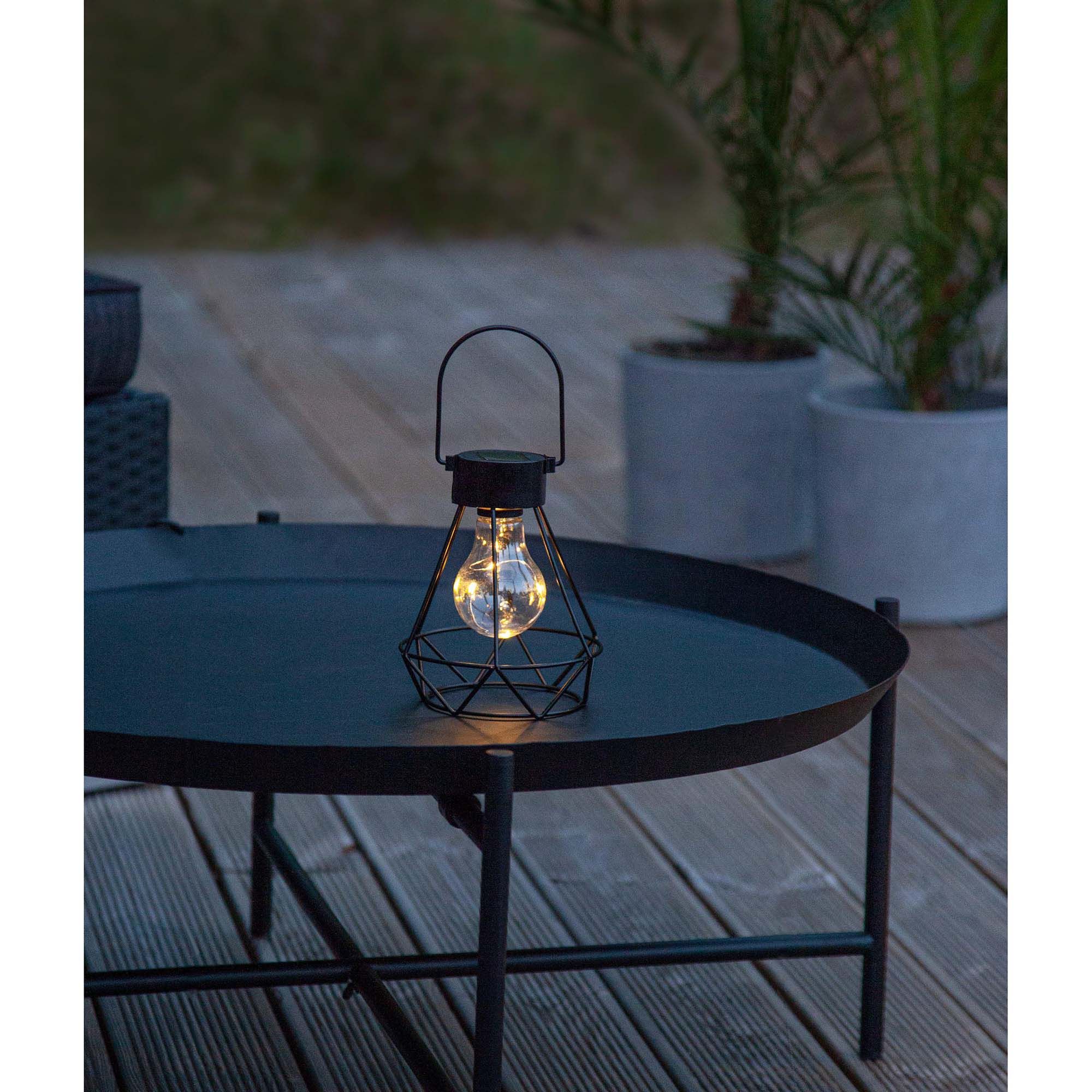 Lampe extérieure  LED Z_SOLAR noir H16cm