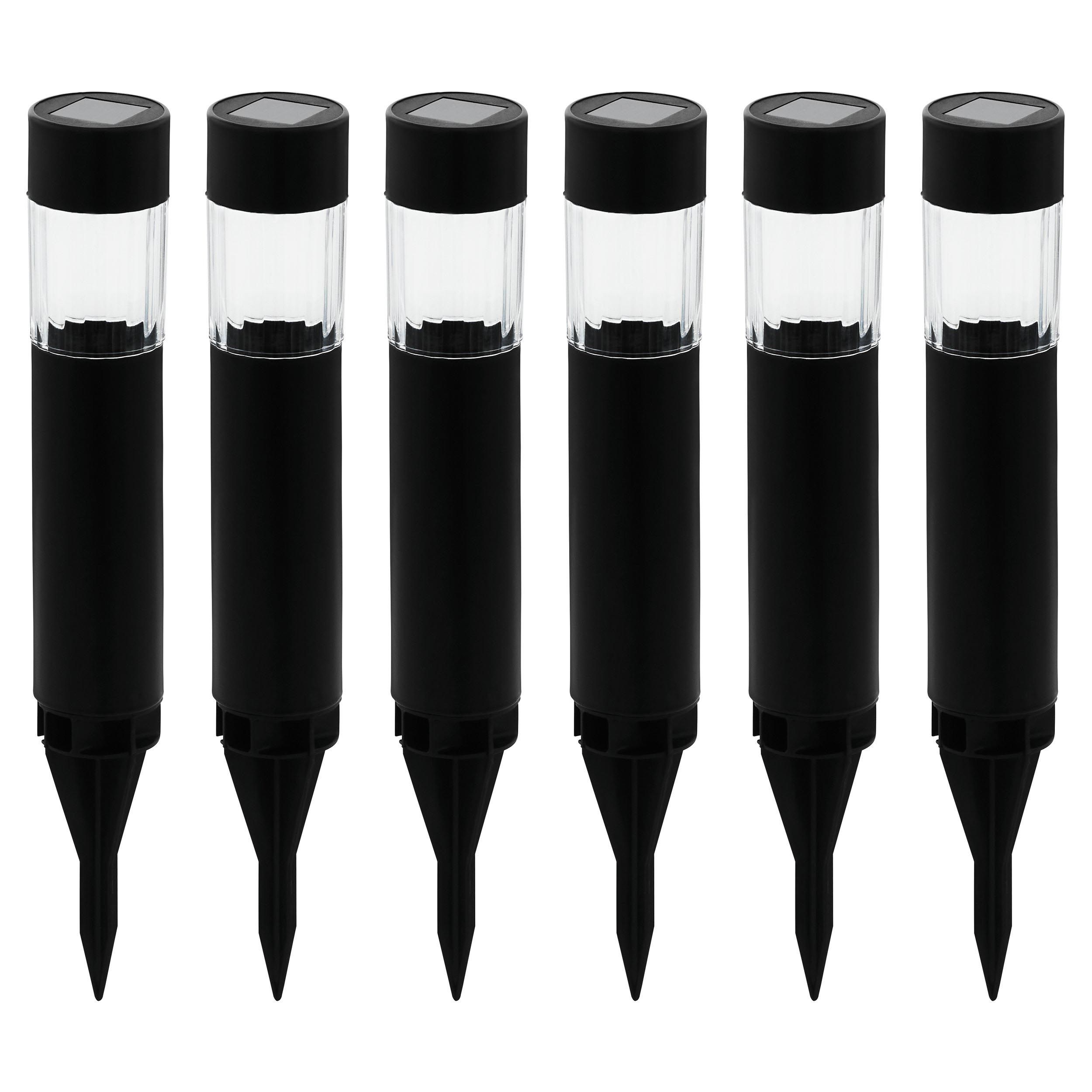 Borne à piquer extérieure LED Z_SOLAR noir H31cm
