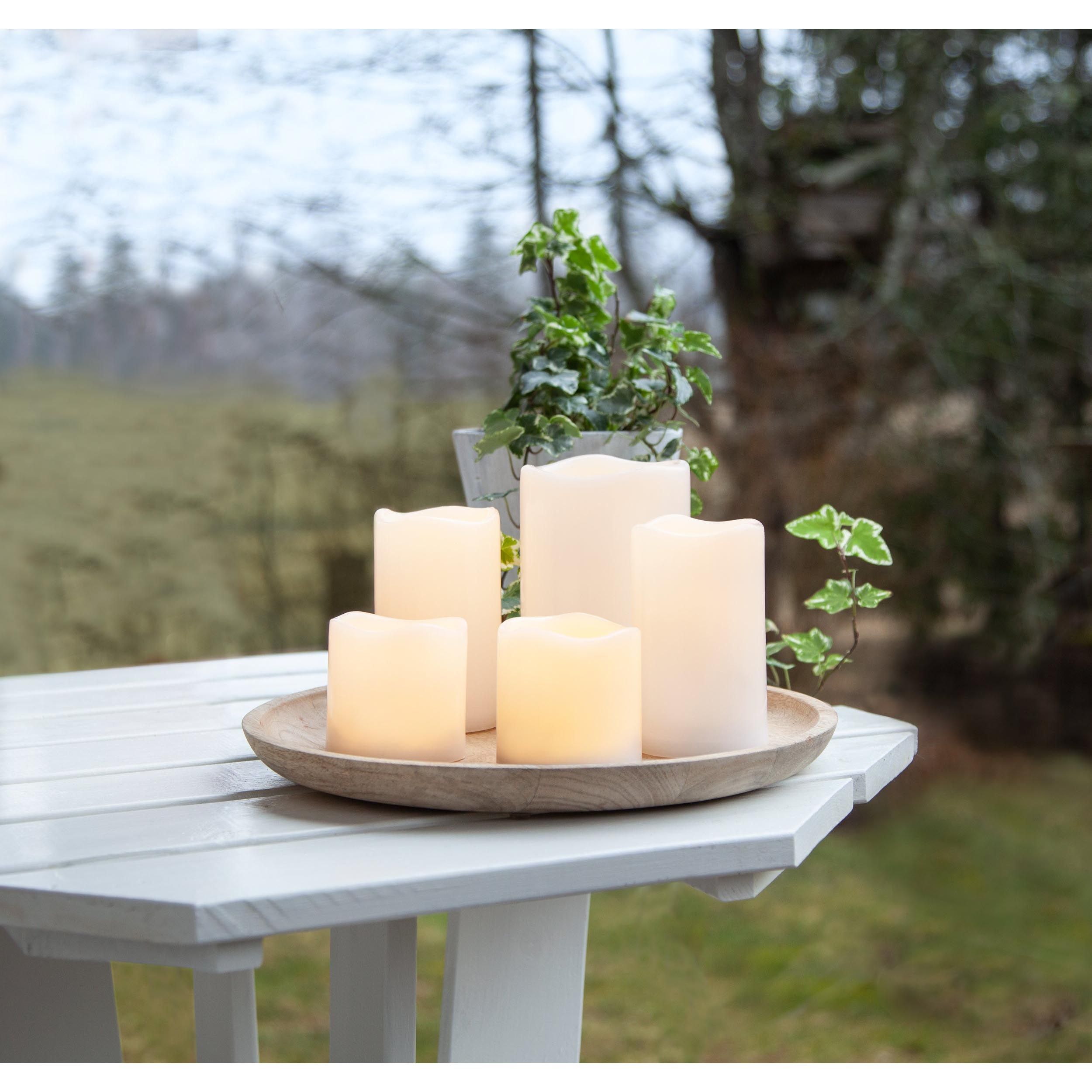 Set bougies extérieur LED Z_SOLAR blanc