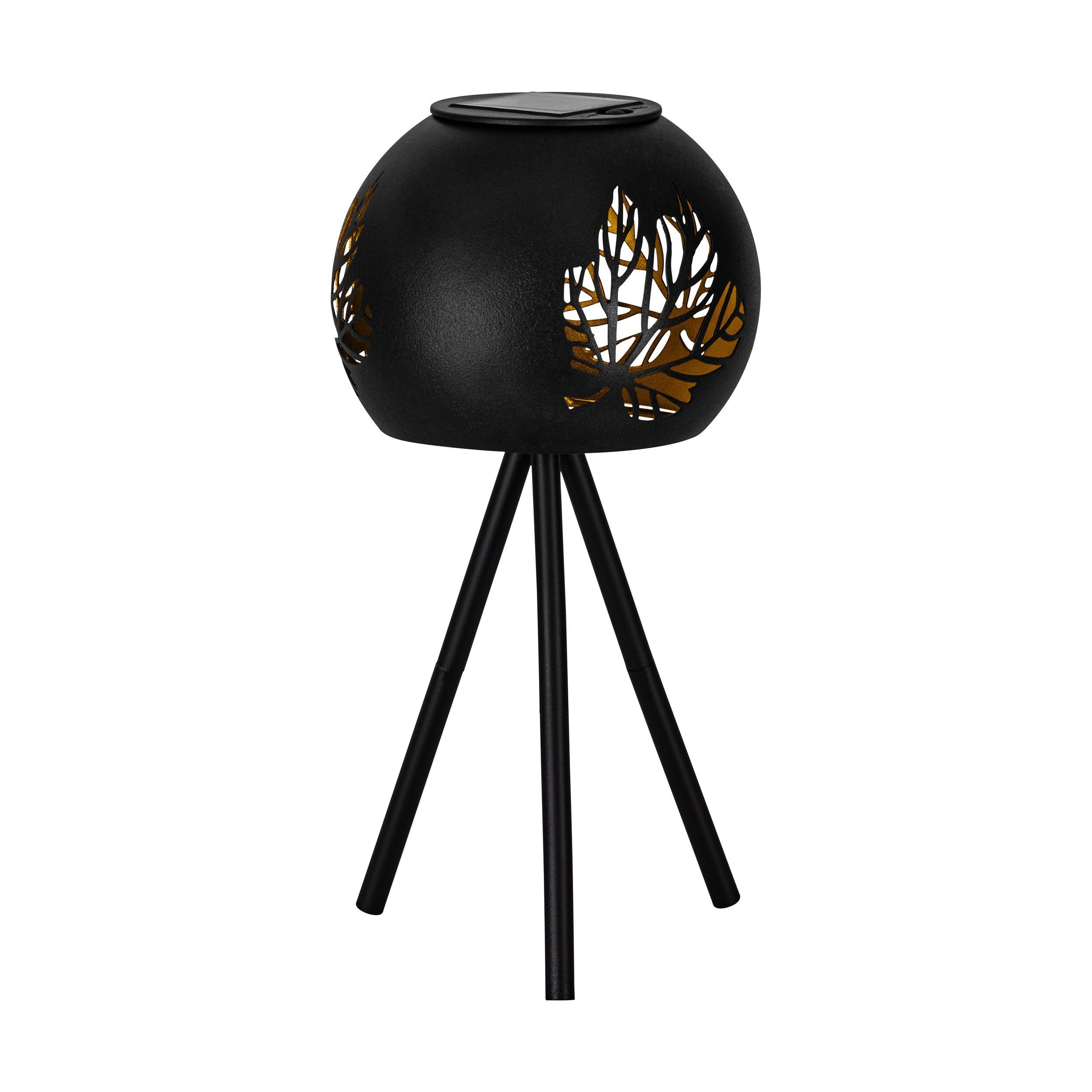 Lampe de table extérieure métal noir Z_SOLAR d15 cm LED INT 1X0,06W