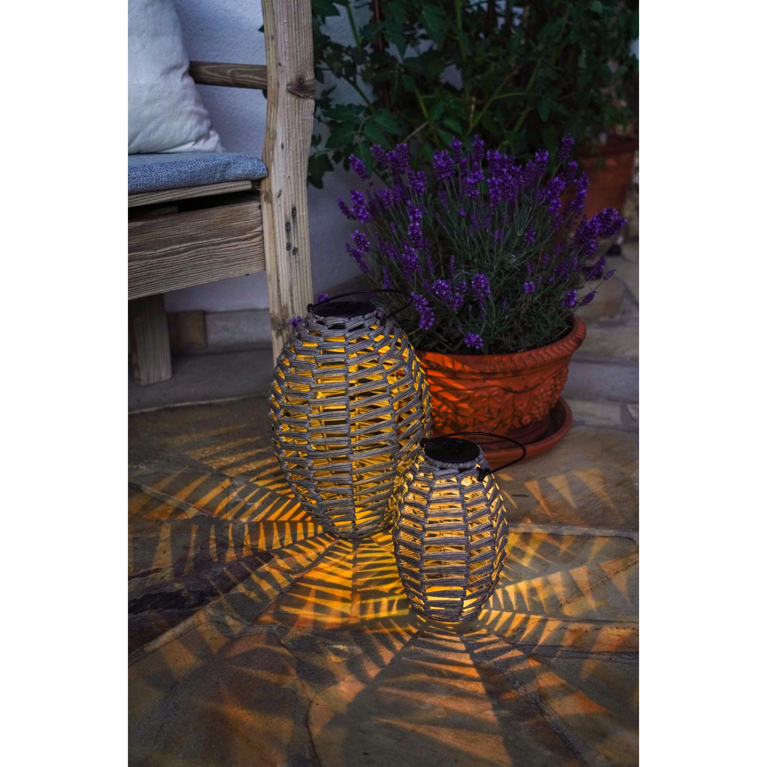 Lampe extérieure  LED Z_SOLAR gris H21cm