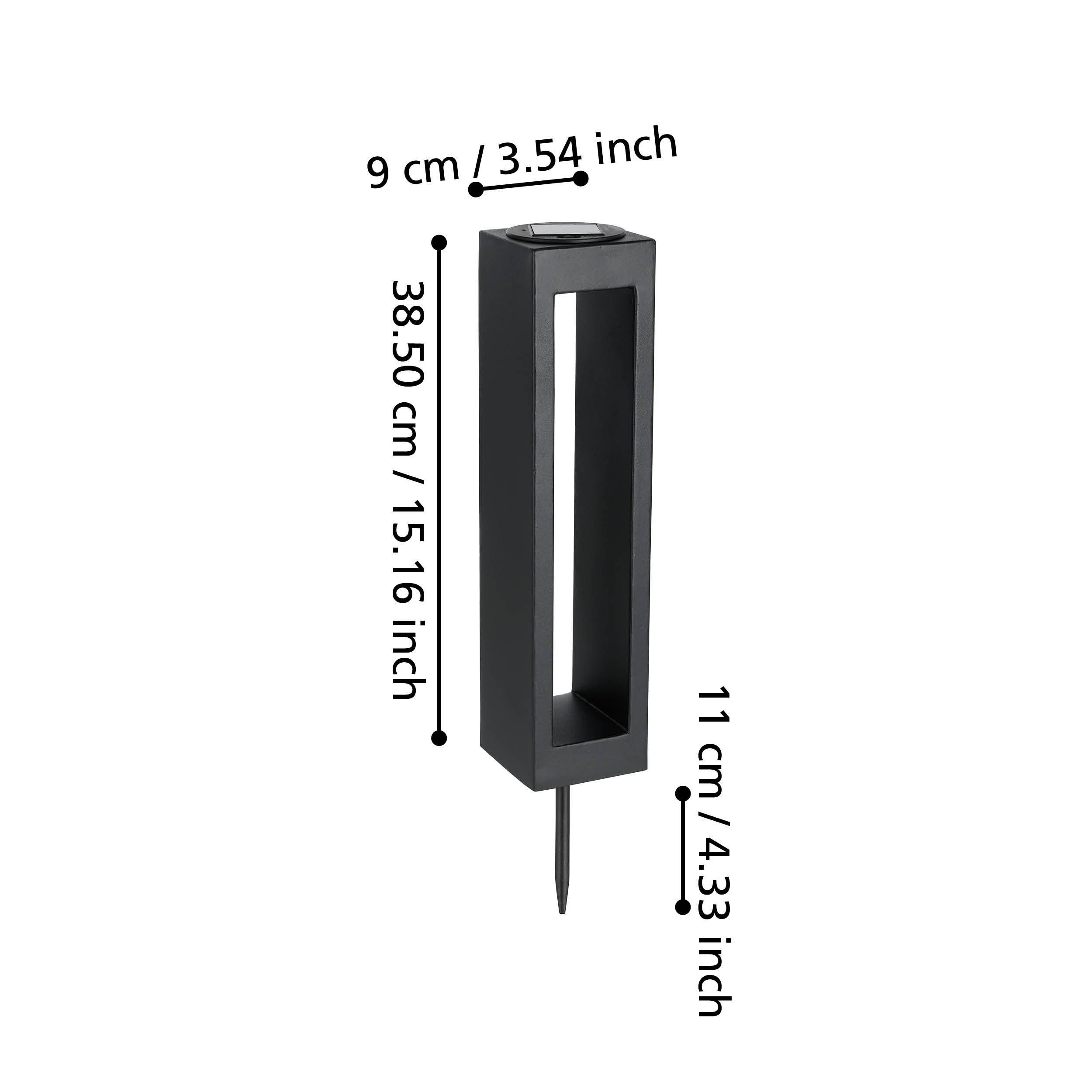 Luminaire à piquer extérieur métal noir Z_SOLAR LED INT 1X0,06W