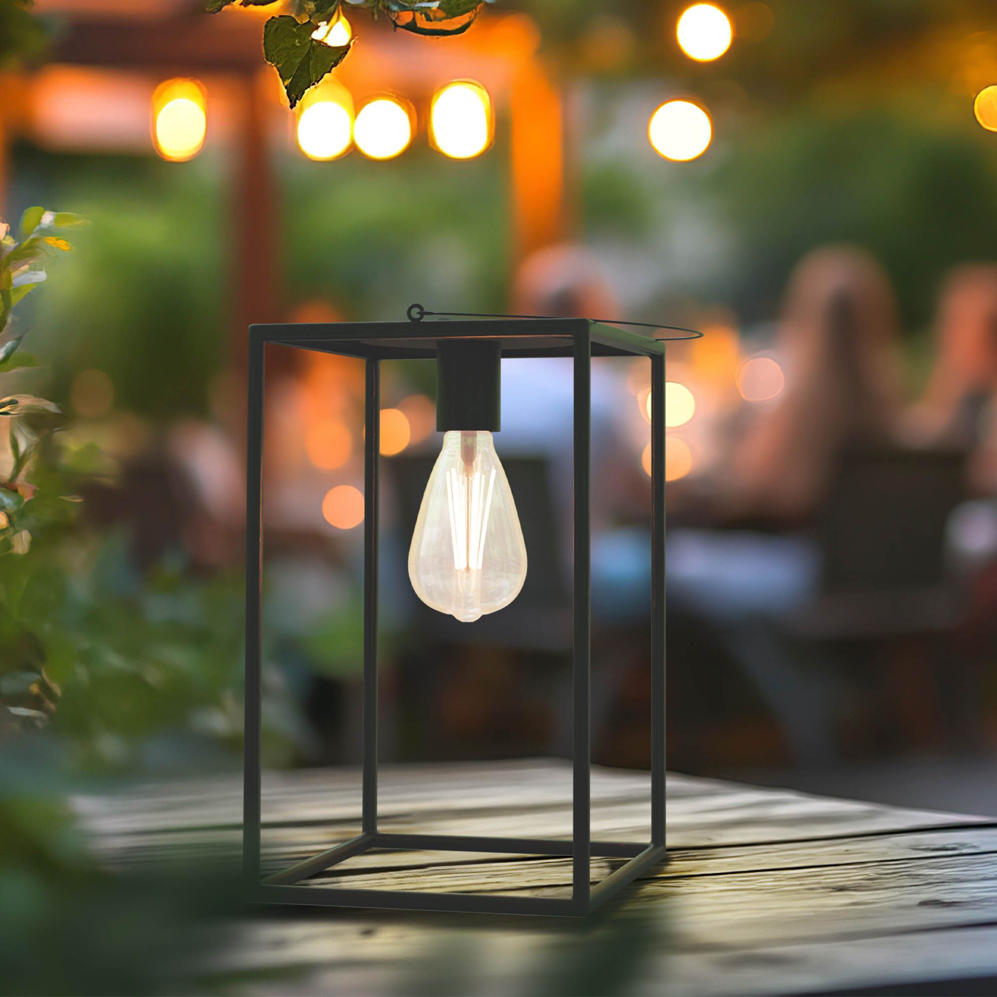 Lampe extérieure LED Z_SOLAR noir H26cm