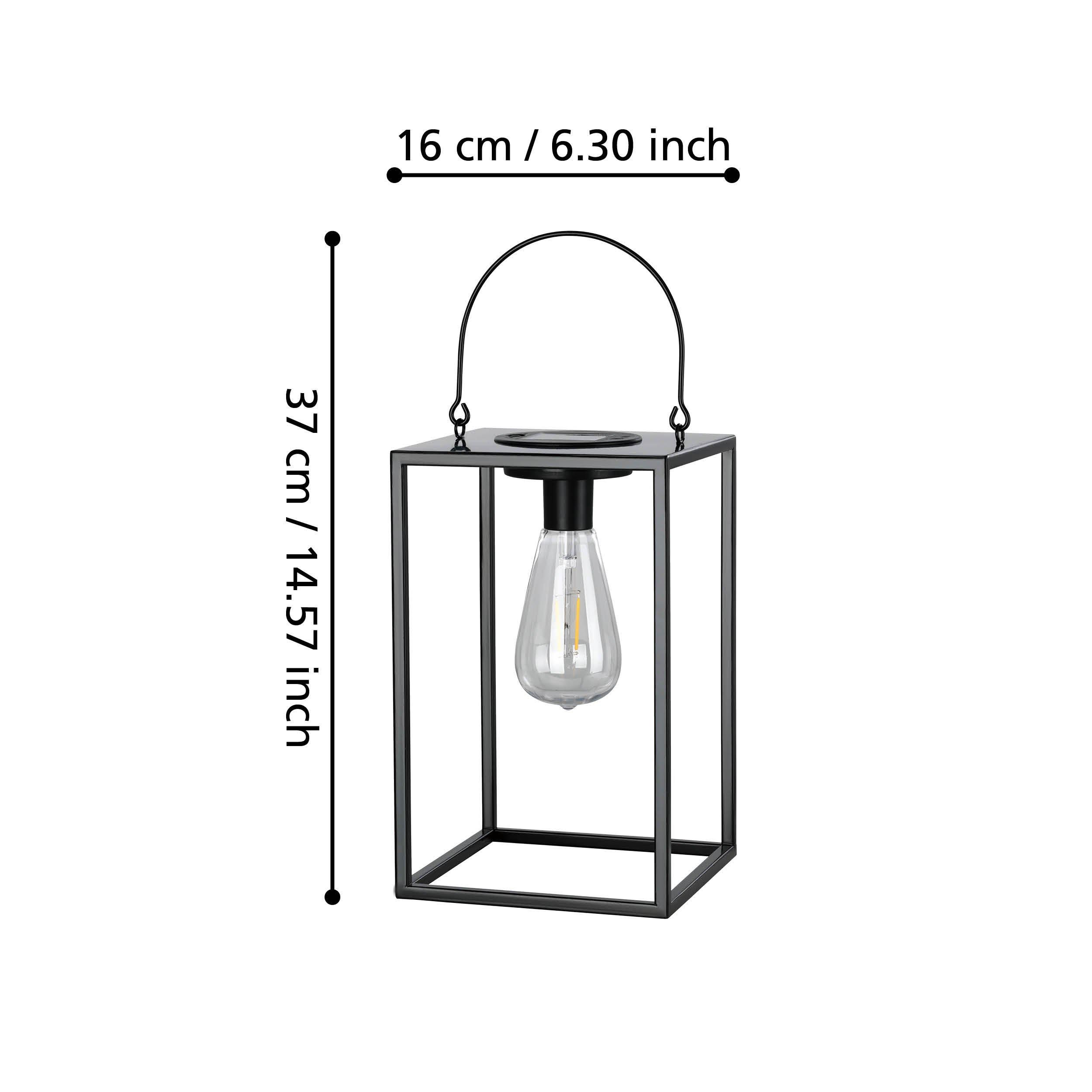Lampe extérieure LED Z_SOLAR noir H26cm