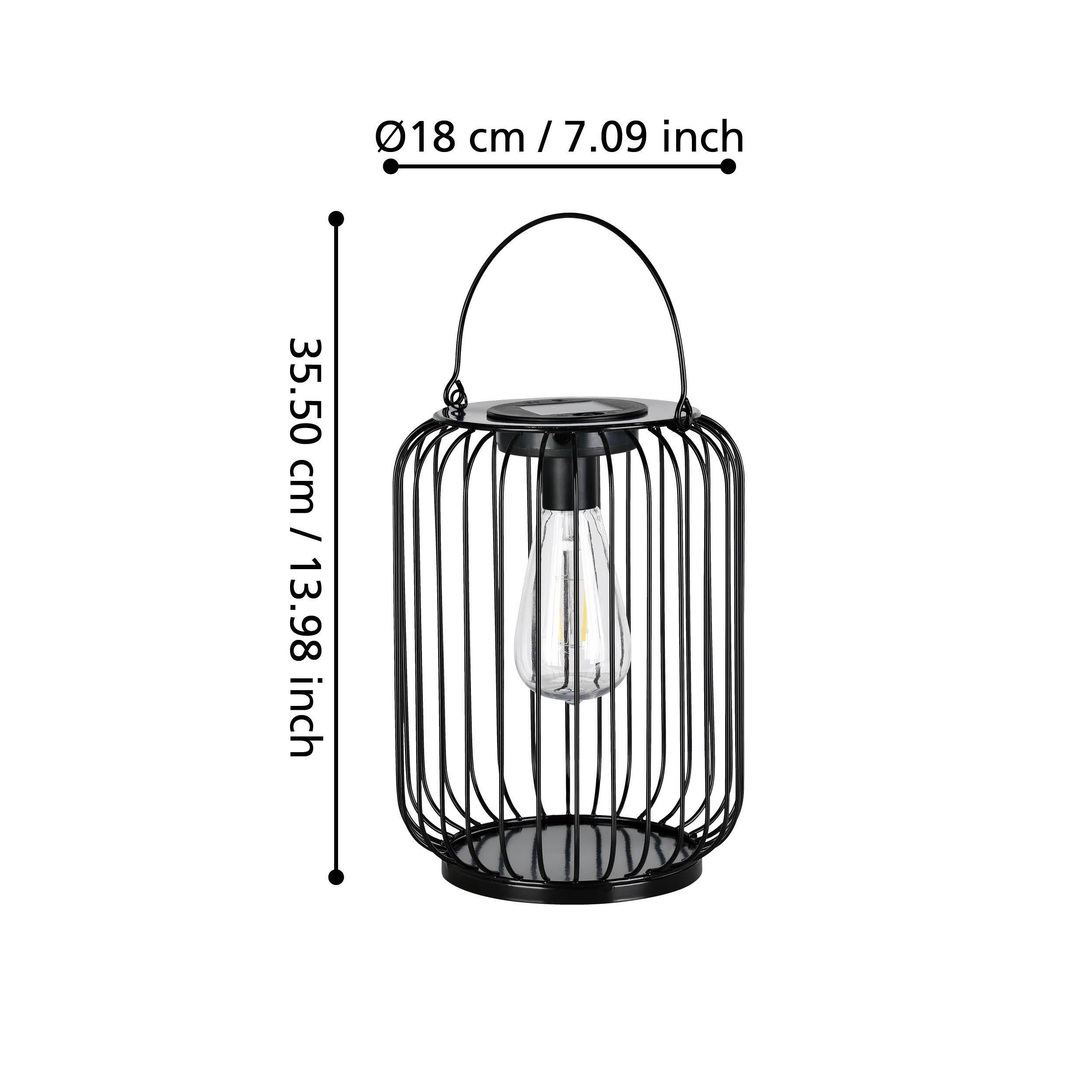 Lampe extérieure  LED Z_SOLAR noir H25cm