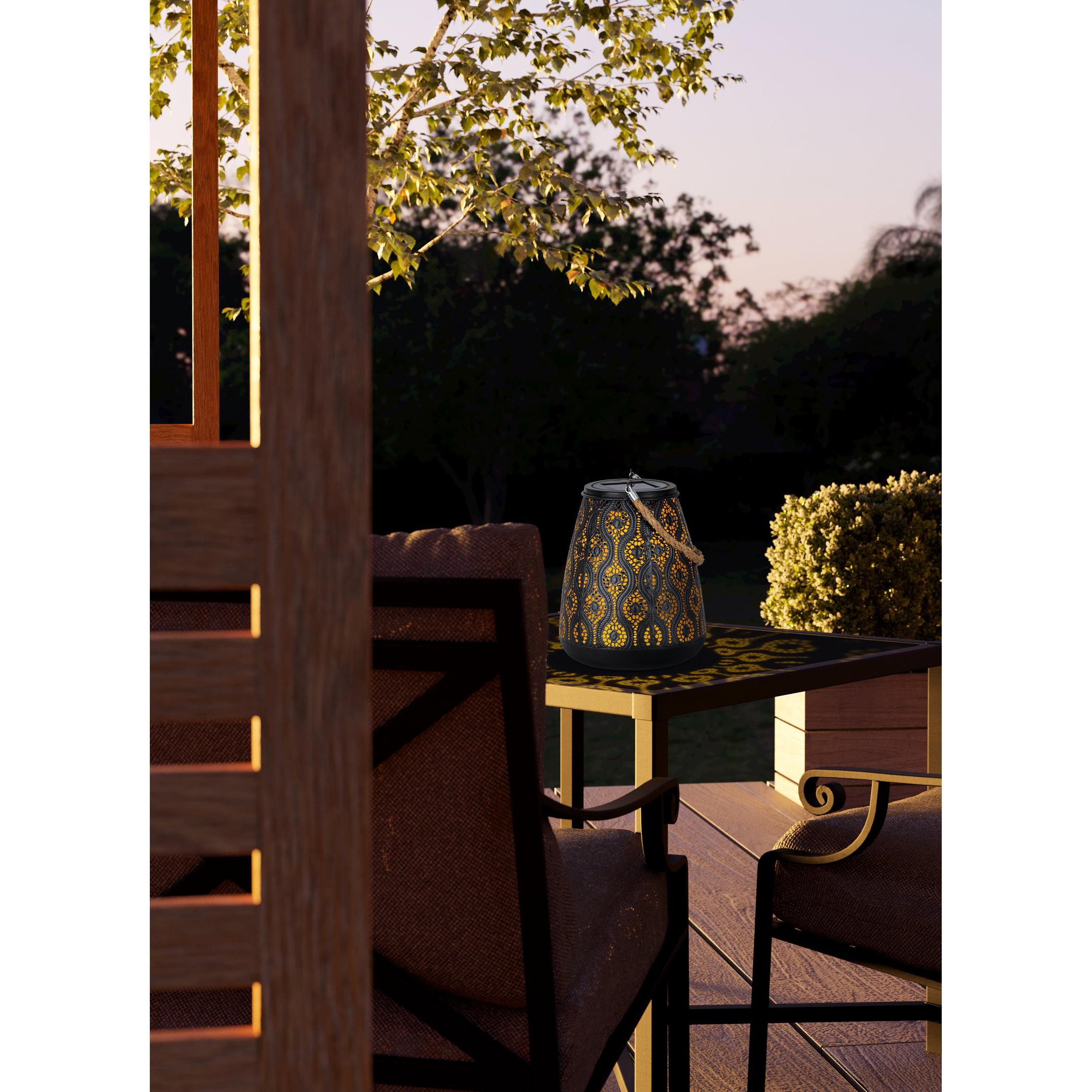 Lampe de table extérieure métal noir Z_SOLAR LED INT 1X0,03W