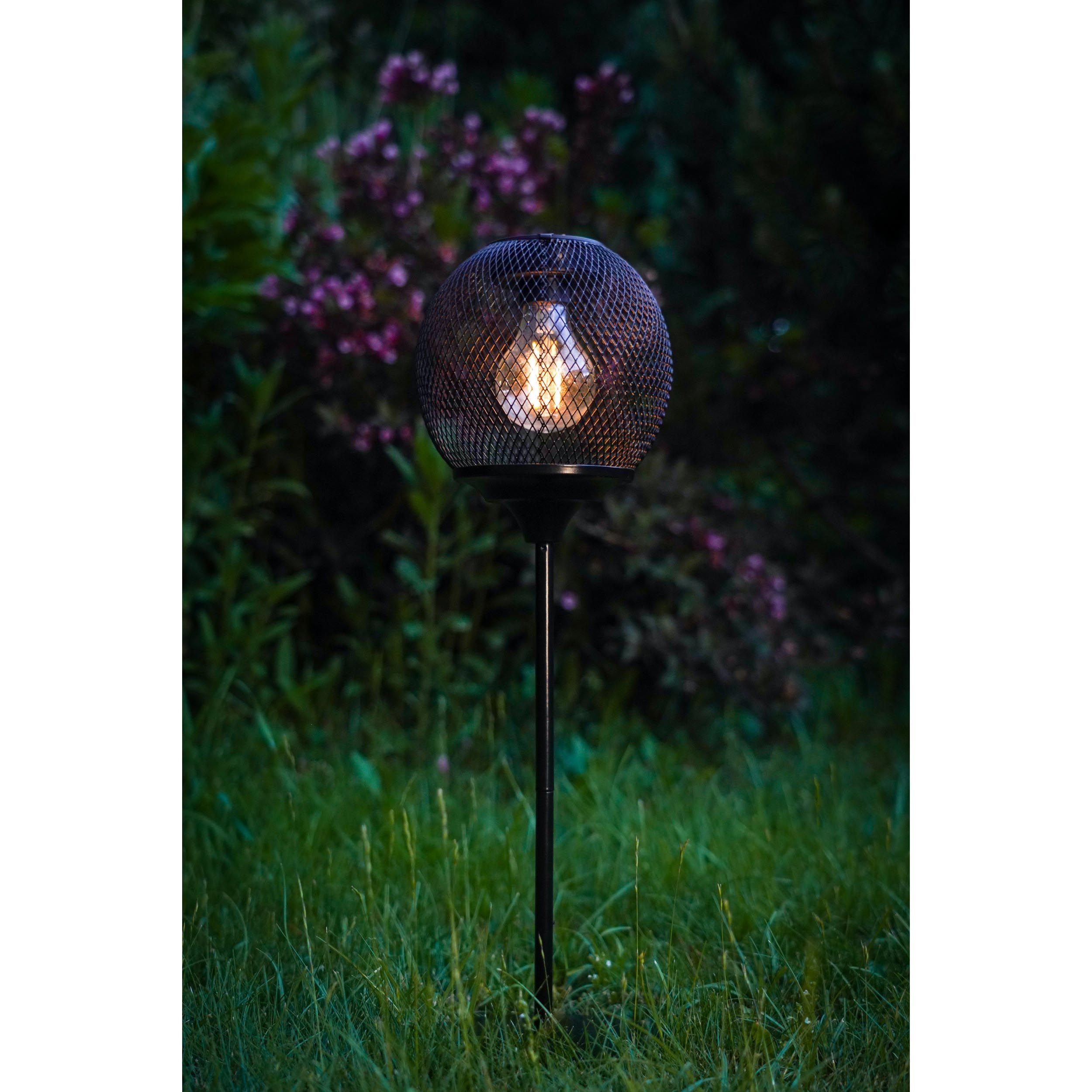 Lampe de table extérieure métal noir Z_SOLAR LED INT 2X0,06W