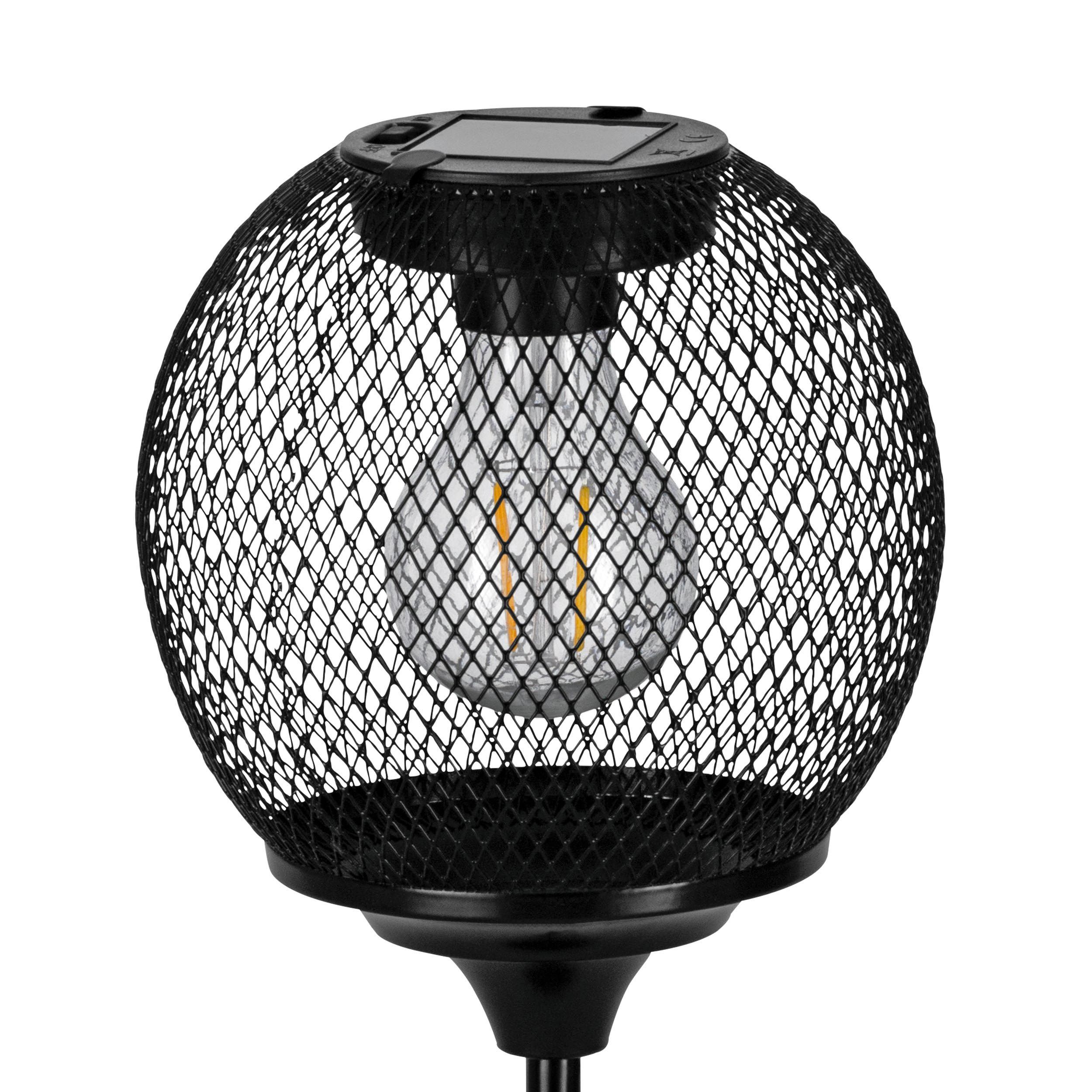 Lampe de table extérieure métal noir Z_SOLAR LED INT 2X0,06W