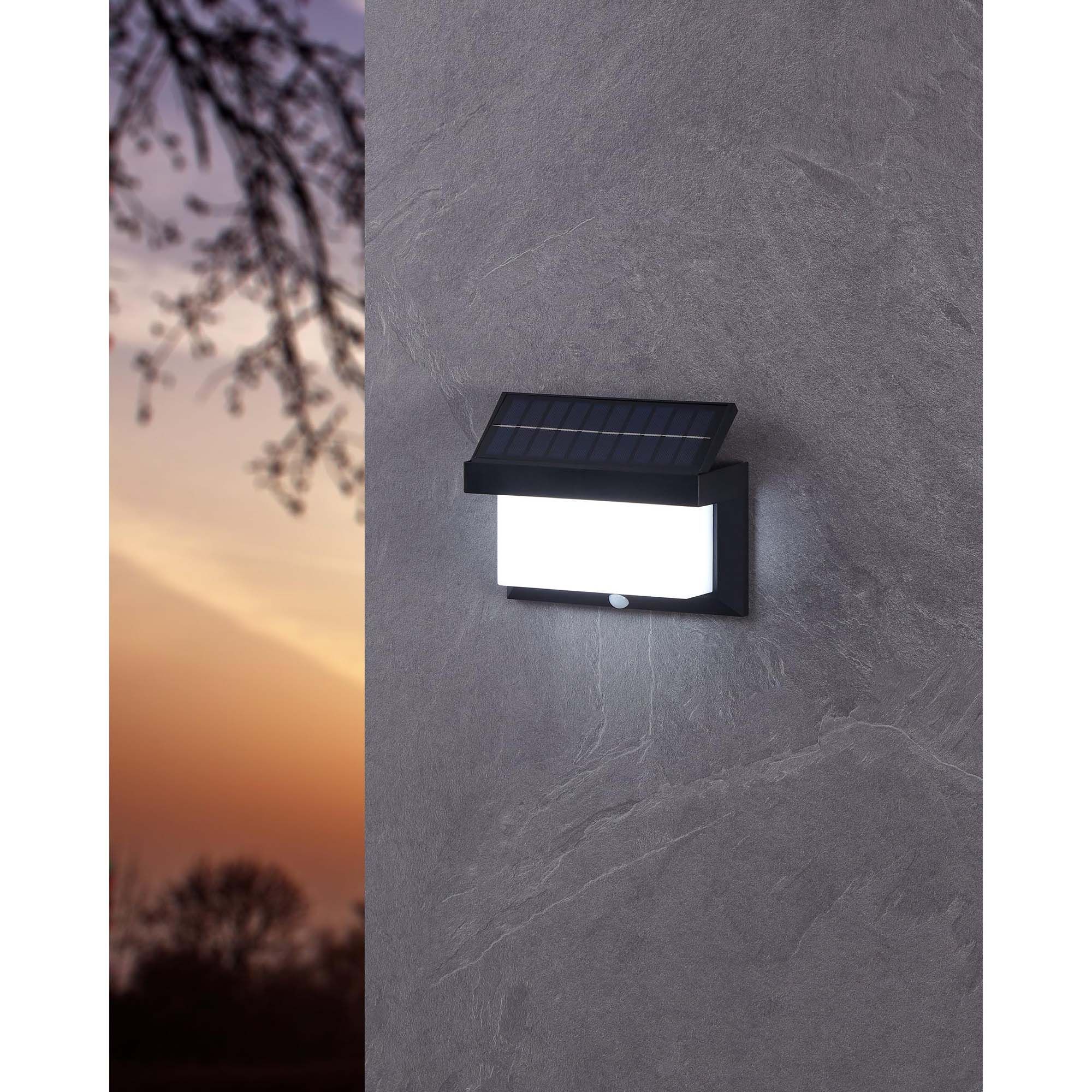 Applique extérieure LED UTRERA noir H12cm