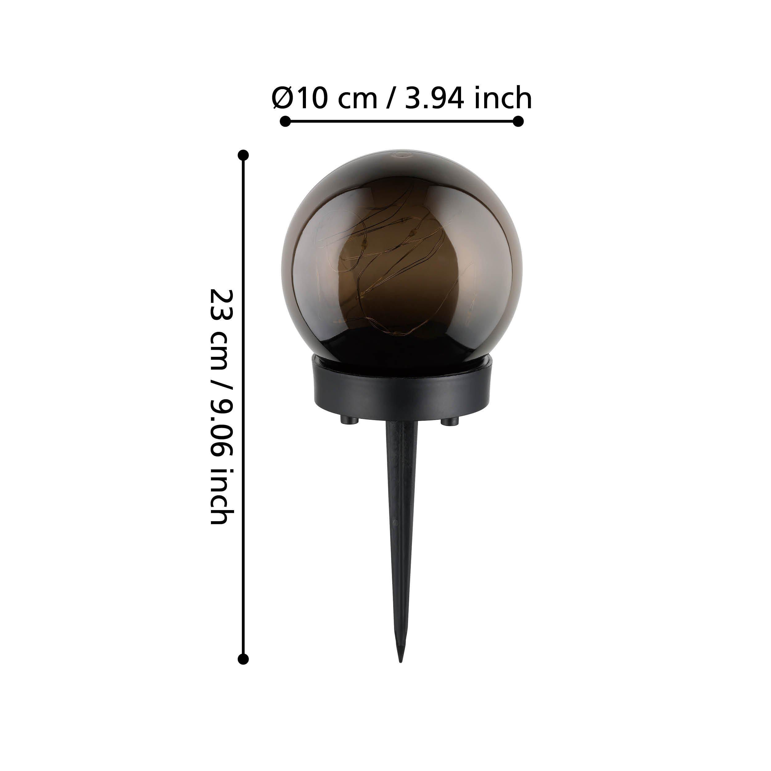Objet lumineux extérieur plastique noir Z_SOLAR LED INT 10X0,06W