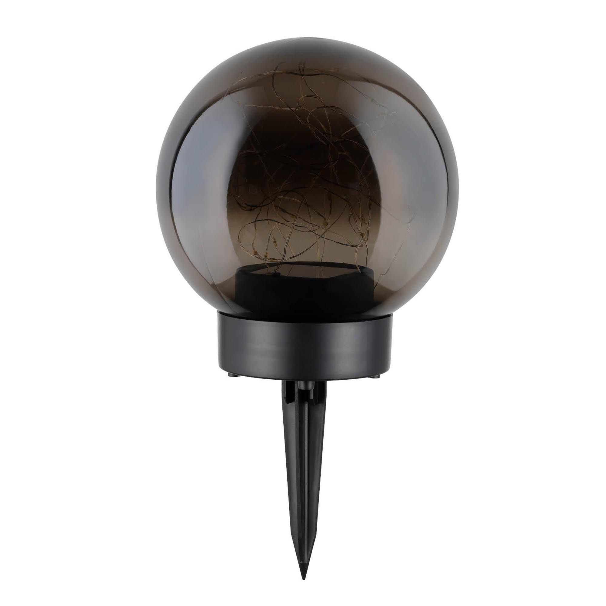 Borne à piquer extérieur LED Z_SOLAR noir H16,2cm