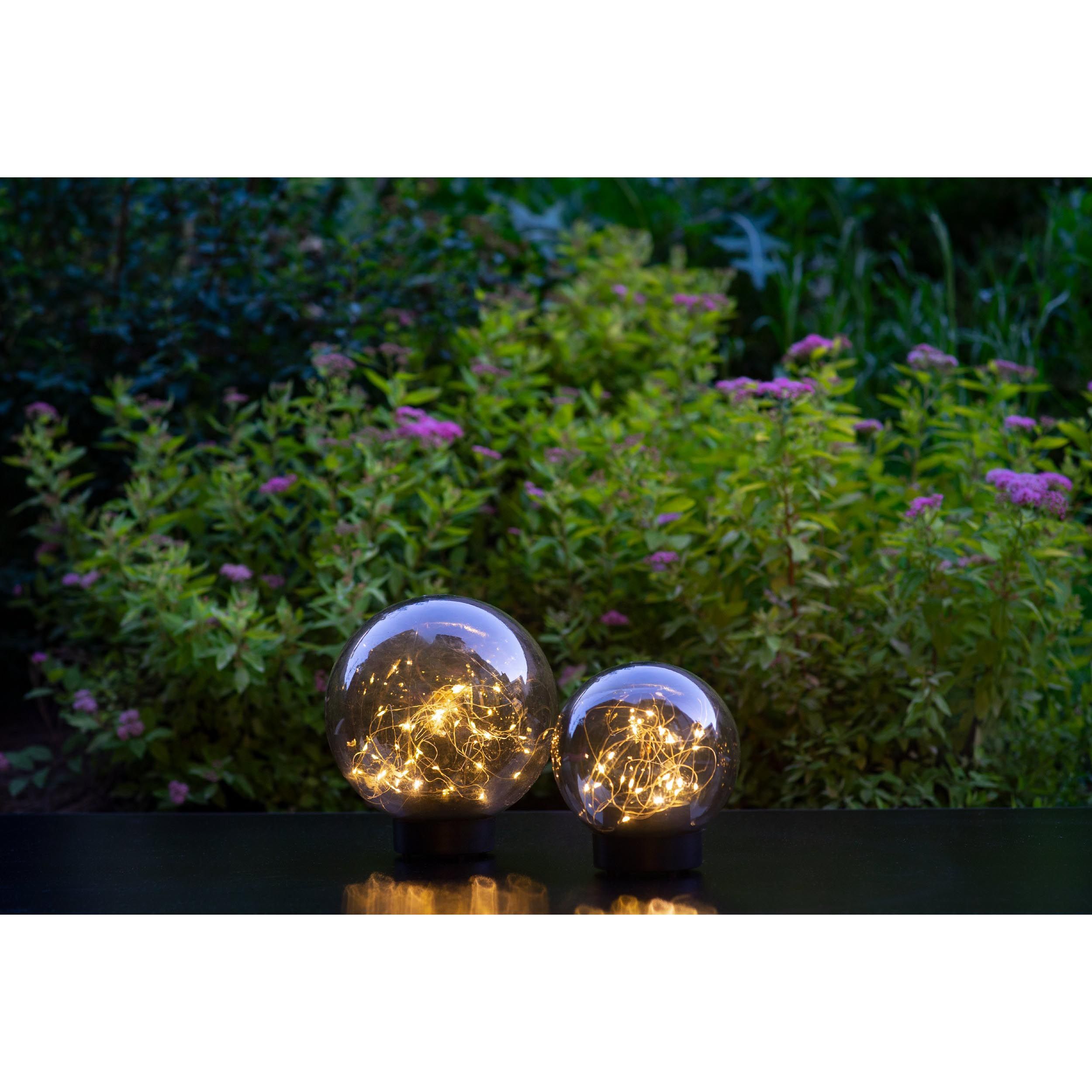 Objet lumineux extérieur plastique noir Z_SOLAR LED INT 20X0,06W