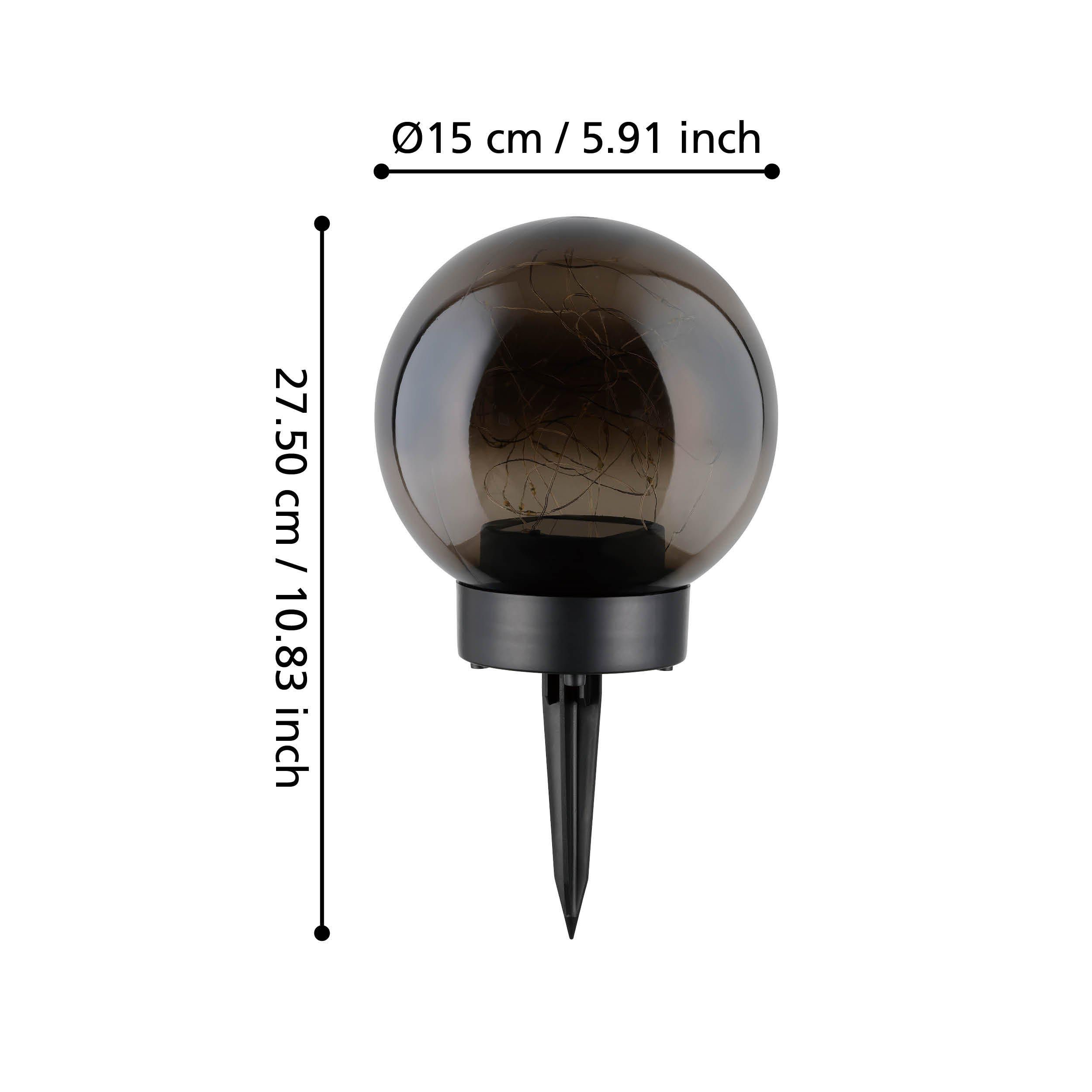 Objet lumineux extérieur plastique noir Z_SOLAR LED INT 20X0,06W