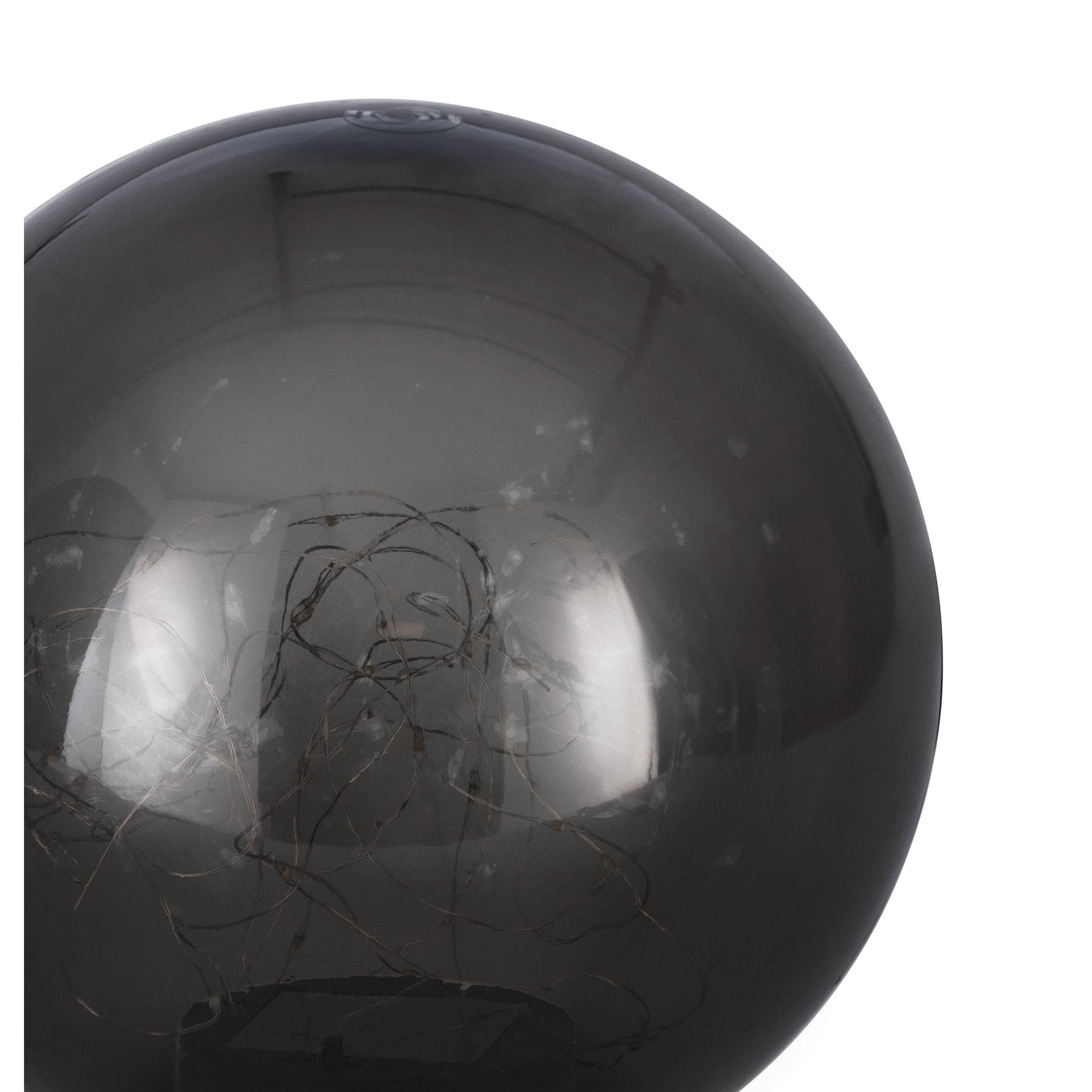 Set de 4 bornes extérieur à piquer LED Z_SOLAR noir H32cm